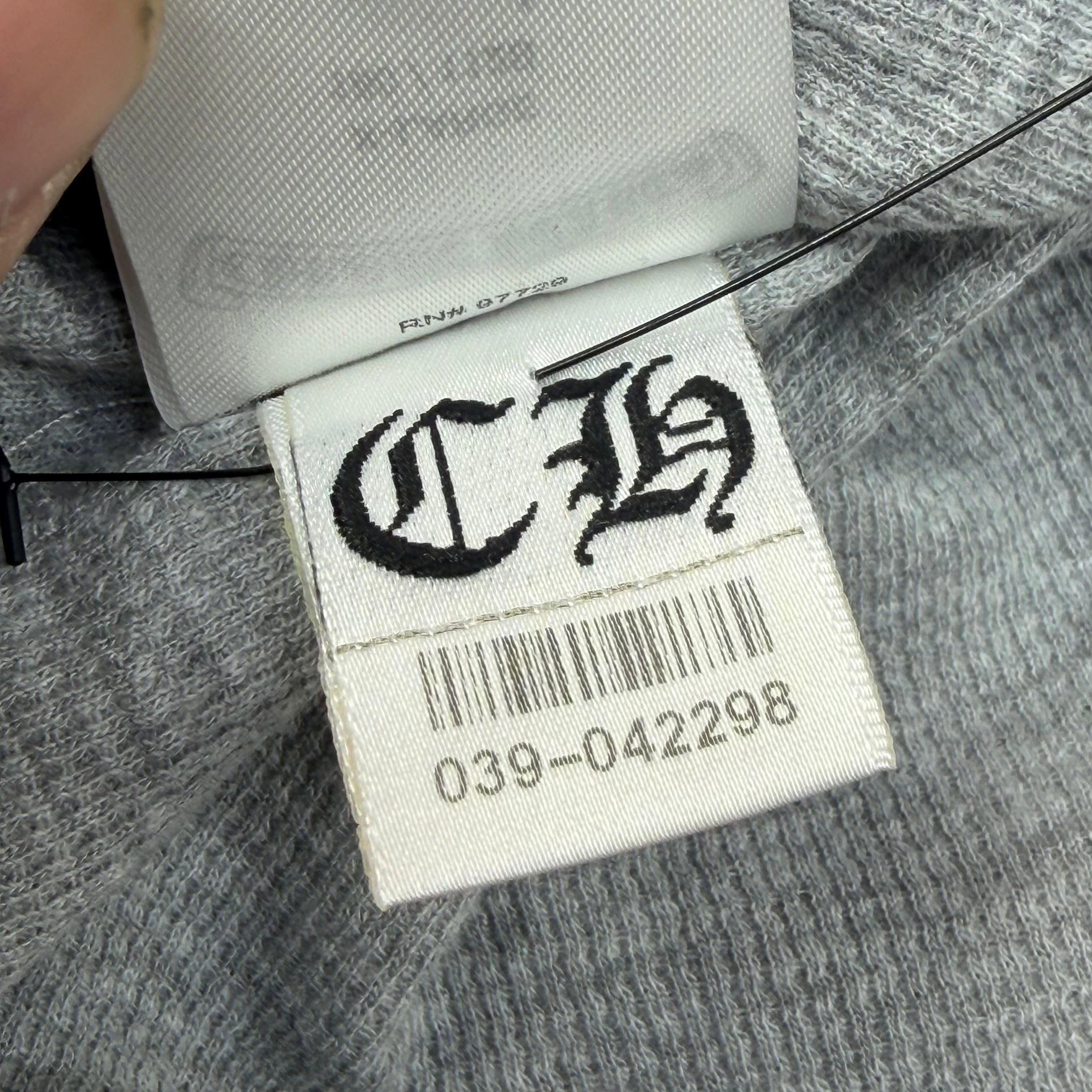 Chrome Hearts Chrome Hearts Scroll Logo Grey Thermal L/S Tee XL Size US XL / EU 56 / 4 - 9 Thumbnail