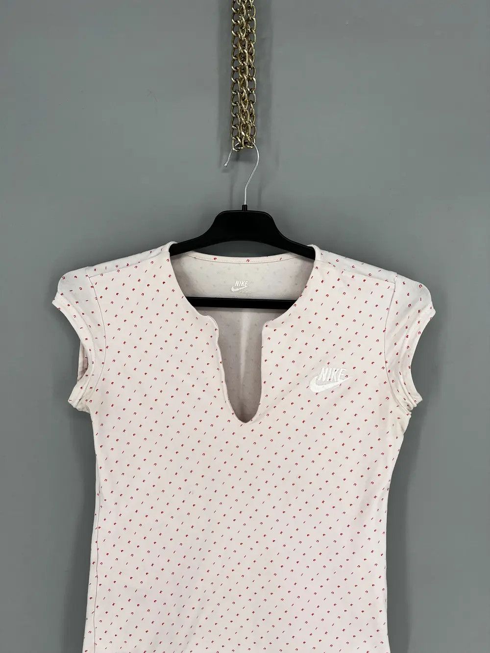 Nike Remera Nike Logo Rosa Talle M Escote Lycra Gruesa Impecable Size S / US 4 / IT 40 - 6 Thumbnail