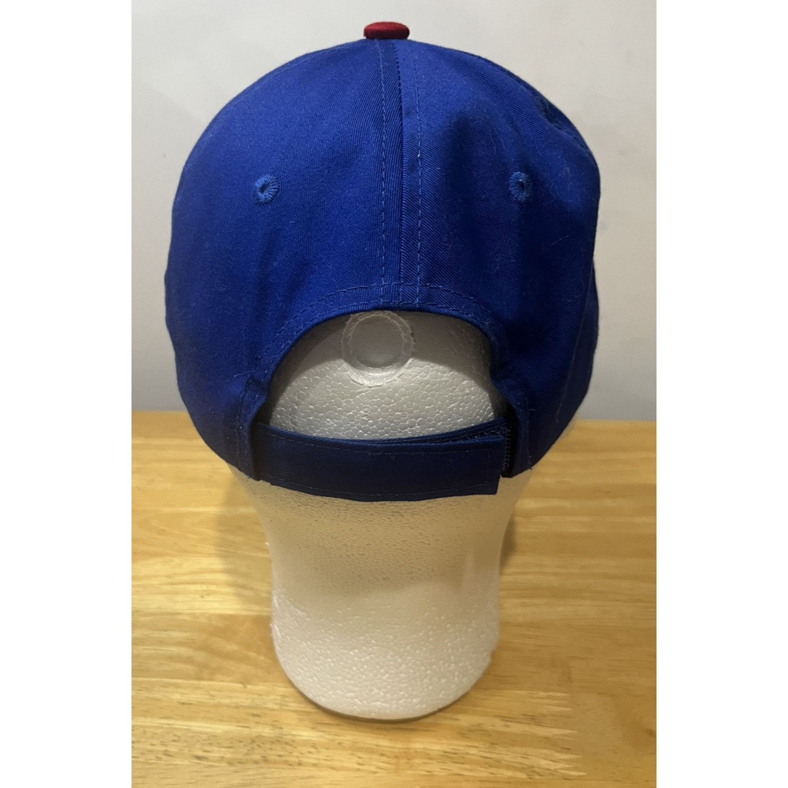 MLB ROYAL BLUE MLB CHICAGO CUBS LOGO ADJUSTABLE CURVED HAT CAP Size ONE SIZE - 4 Thumbnail