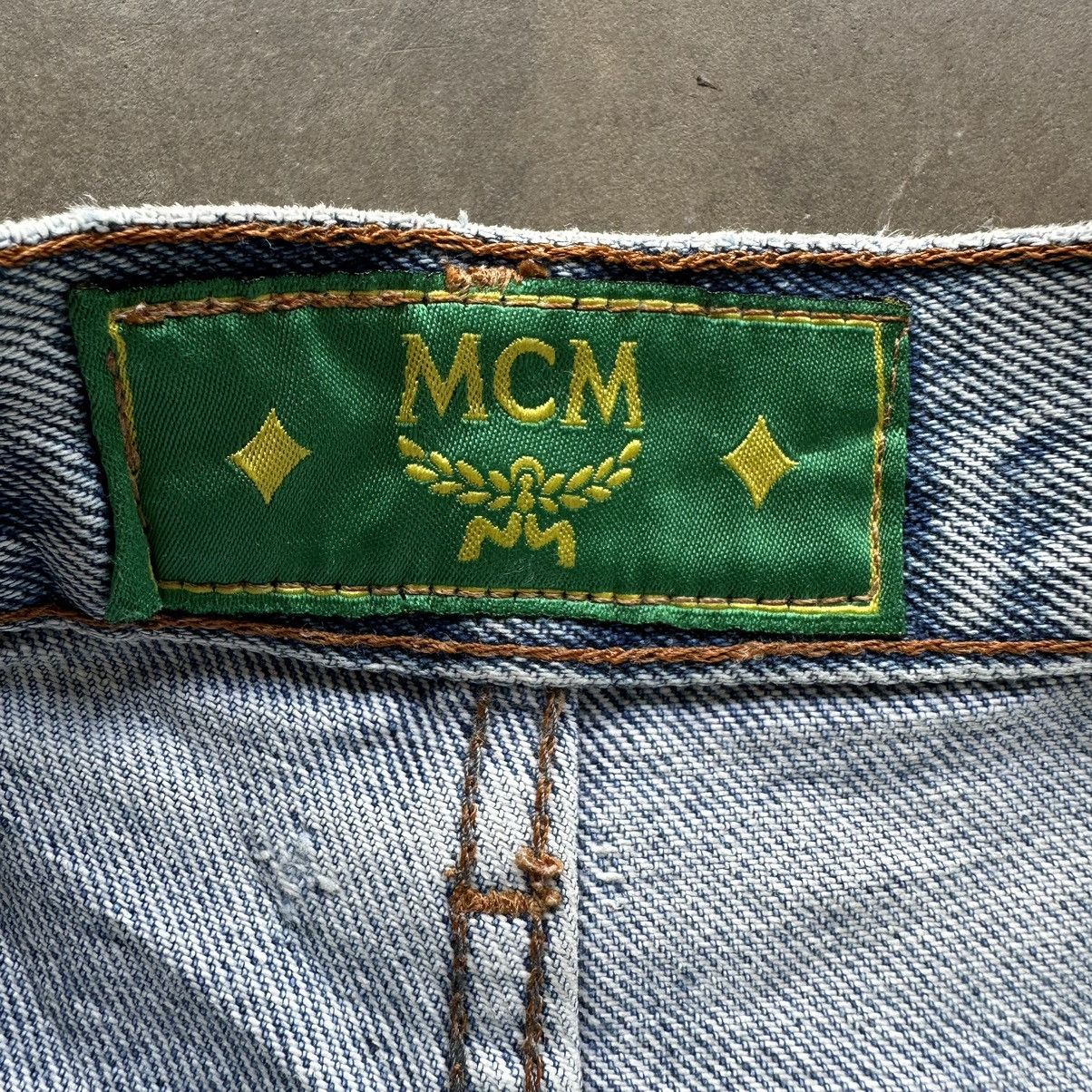 MCM Vintage MCM Distressed Denim Faded Jean Pant W27 Size US 27 - 6 Thumbnail