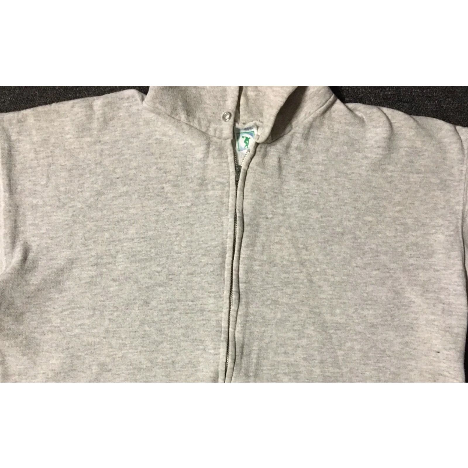 Vintage Vtg 80s Faded Distress Zip Hoodie M L USA Track Grunge PE Biker Skate Surf 90s Size US M / EU 48-50 / 2 - 4 Thumbnail