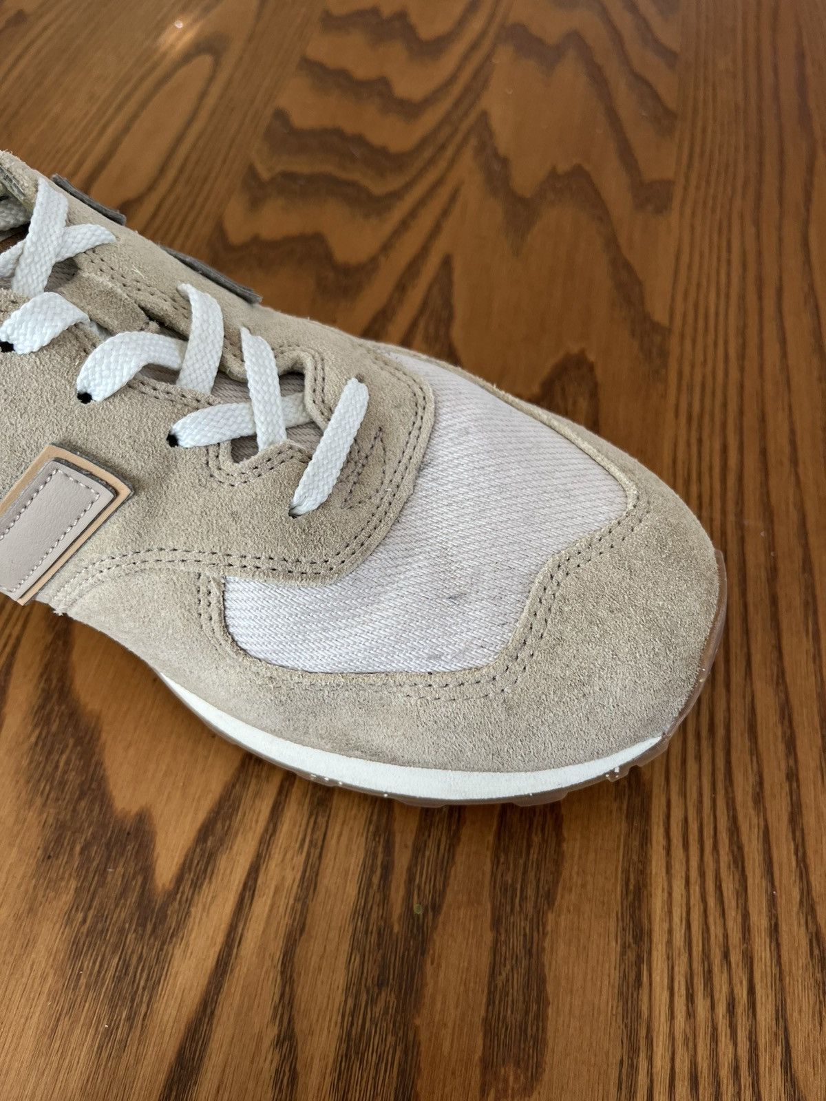 New Balance New Balance 574 Beige Size US 12 / EU 45 - 8 Thumbnail