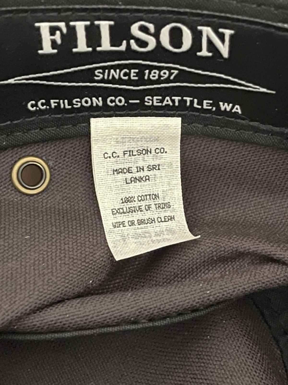 Filson Filson tin cloth hat cinder M new Size ONE SIZE - 6 Thumbnail
