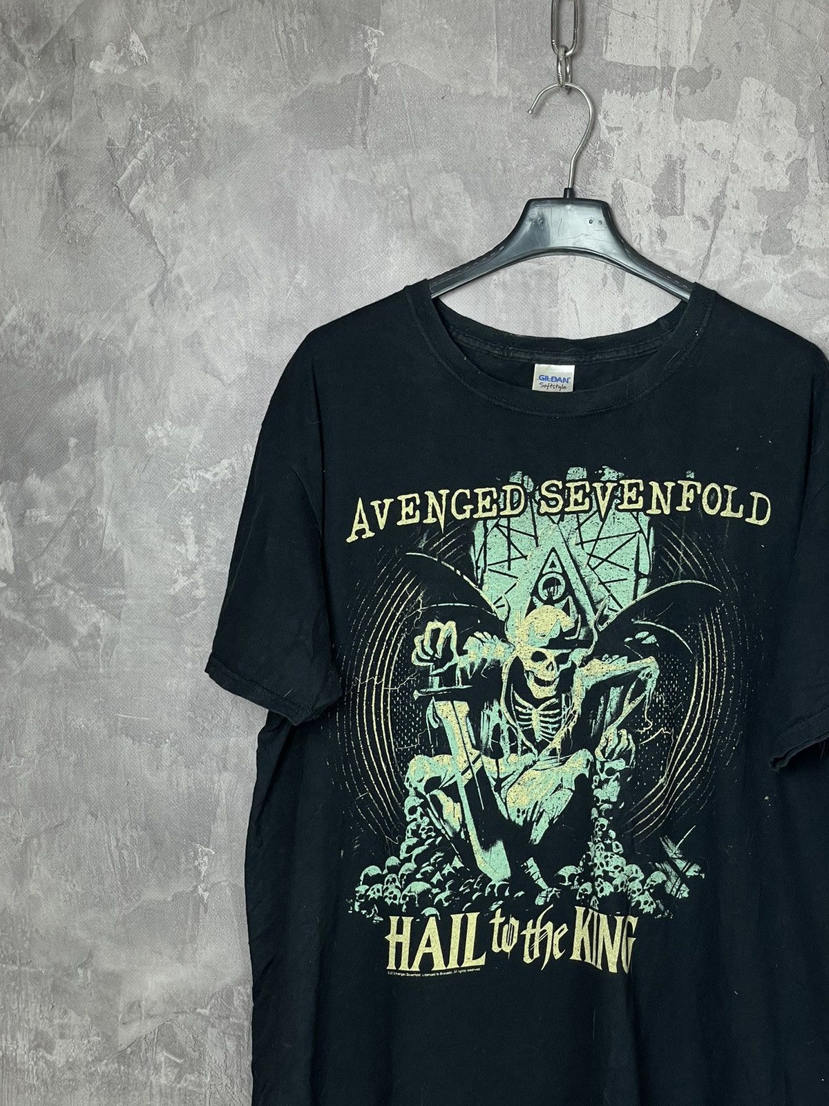 Band Tees × Vintage Avenged Sevenfold Band Tee Shirt Large Black Promo Merch Size US L / EU 52-54 / 3 - 3 Thumbnail