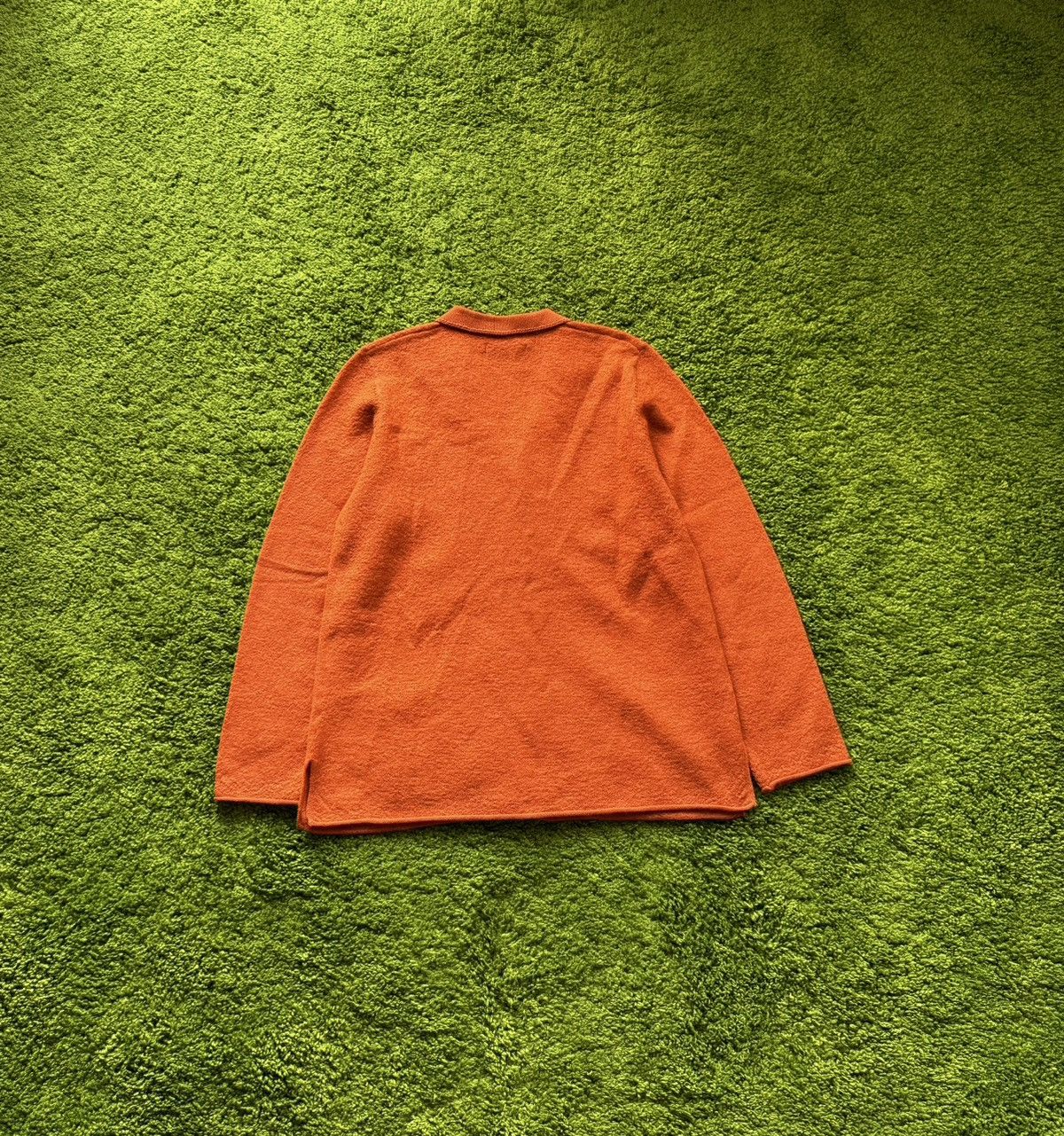 Designer Gudrun Sjoden avant Garde 100% wool cardigan sweater Size S / US 4 / IT 40 - 6 Thumbnail
