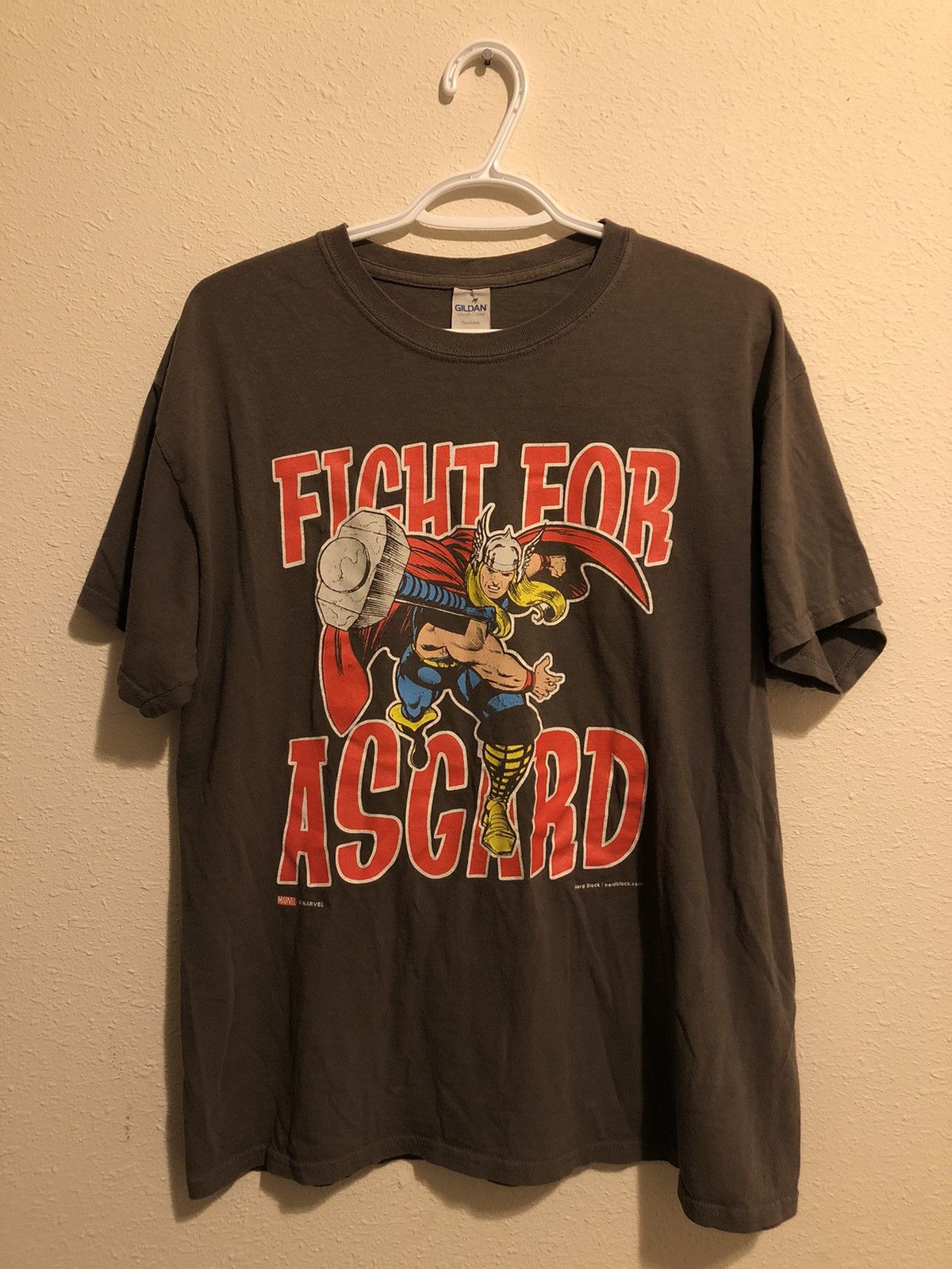 Gildan × Marvel Comics × Vintage Vintage Marvel Comics Thor T Shirt ‘Fight for Asgard’ Size US L / EU 52-54 / 3 - 1 Thumbnail