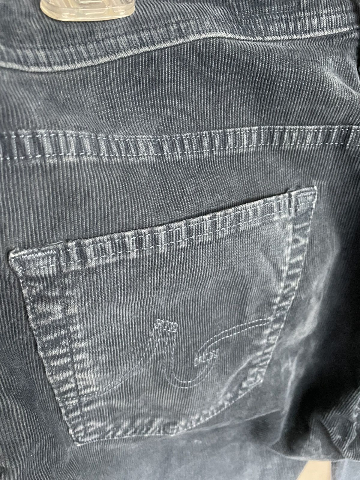 AG Adriano Goldschmied Blue Corduroy Pants Size US 34 / EU 50 - 3 Thumbnail