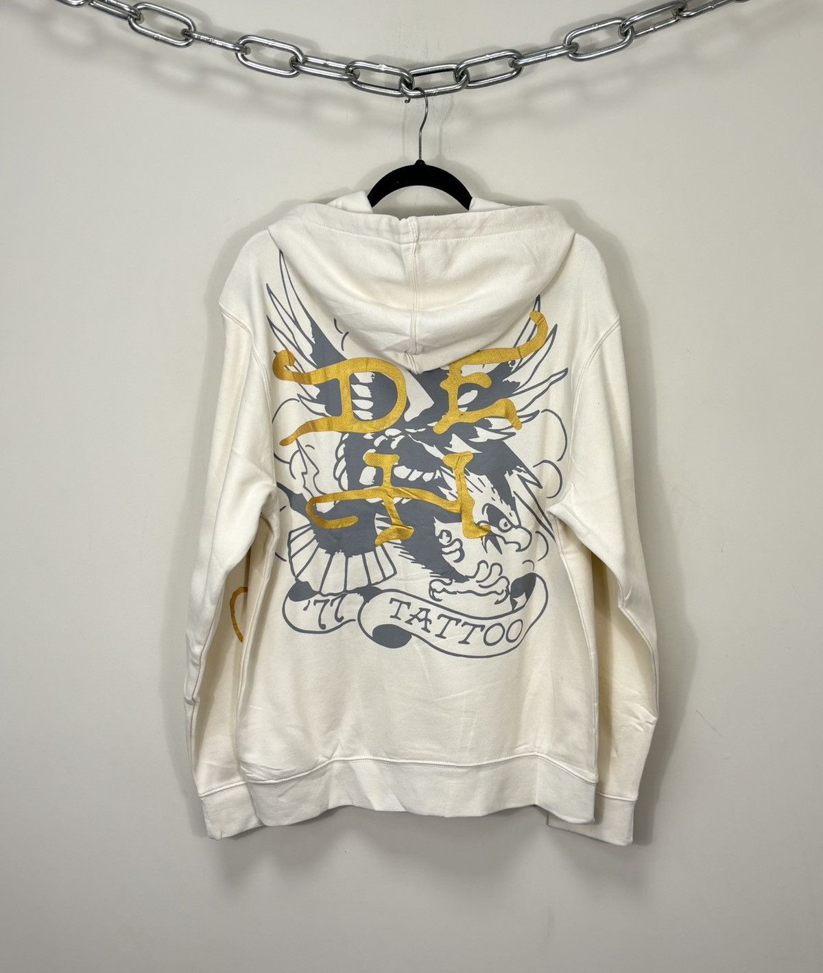 Christian Audigier Ed Hardy Christian Audigier Tattoo Heart Logo Hype Hoodie Size US M / EU 48-50 / 2 - 2 Thumbnail