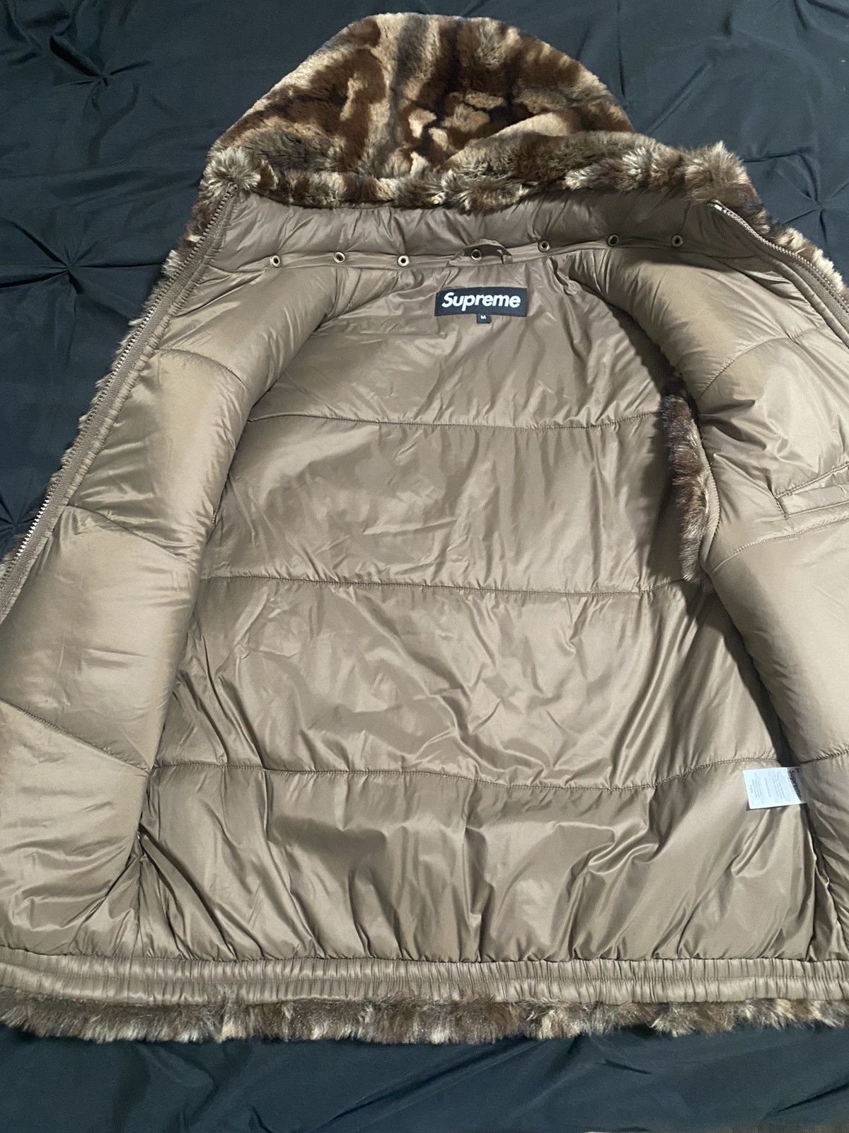 Supreme Fw 21 faux fur hooded vest Size US M / EU 48-50 / 2 - 2 Thumbnail