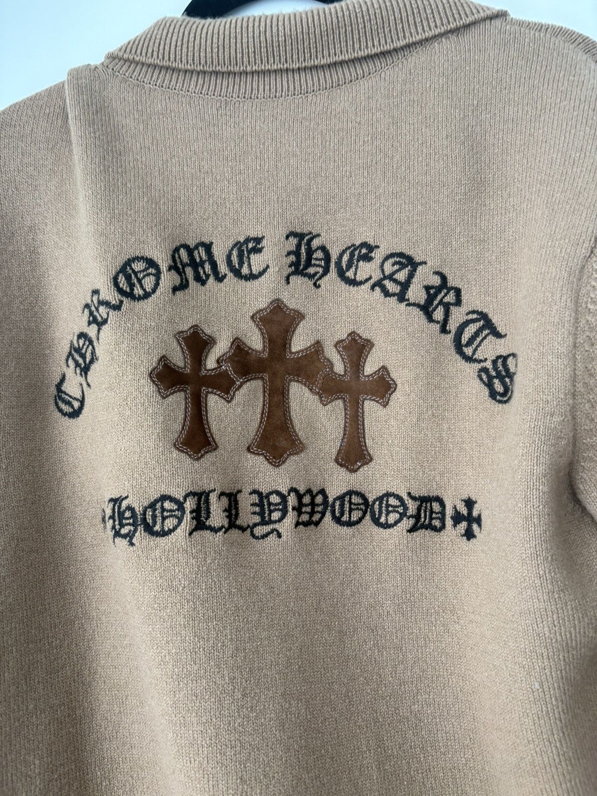 Chrome Hearts CHROME HEARTS CASHMERE CARDIGAN 💸 | Grailed