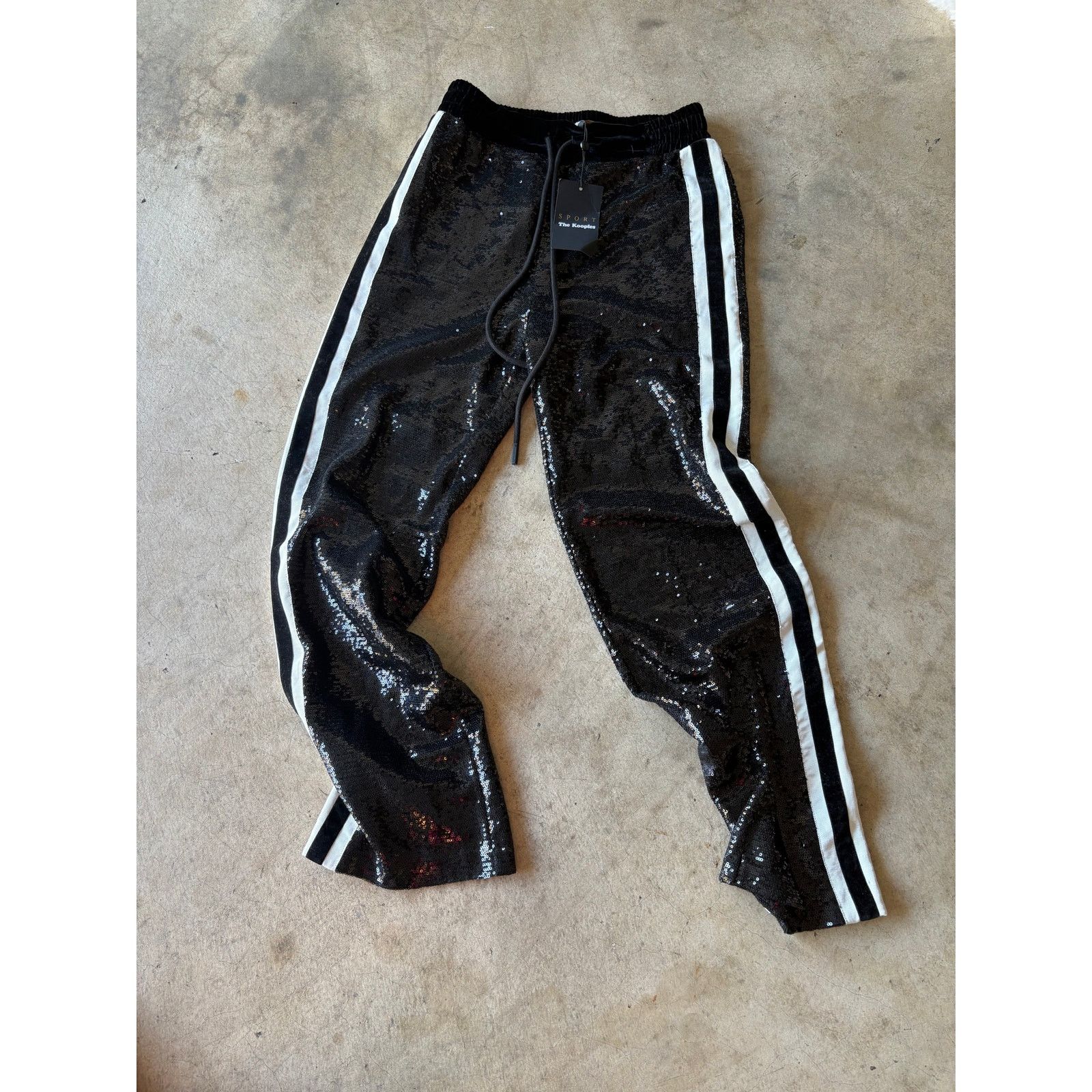 The Kooples The Kooples Sport Sequin Track Pants Womens US 2 — NWT Size 26" / US 2 / IT 38 - 1 Thumbnail