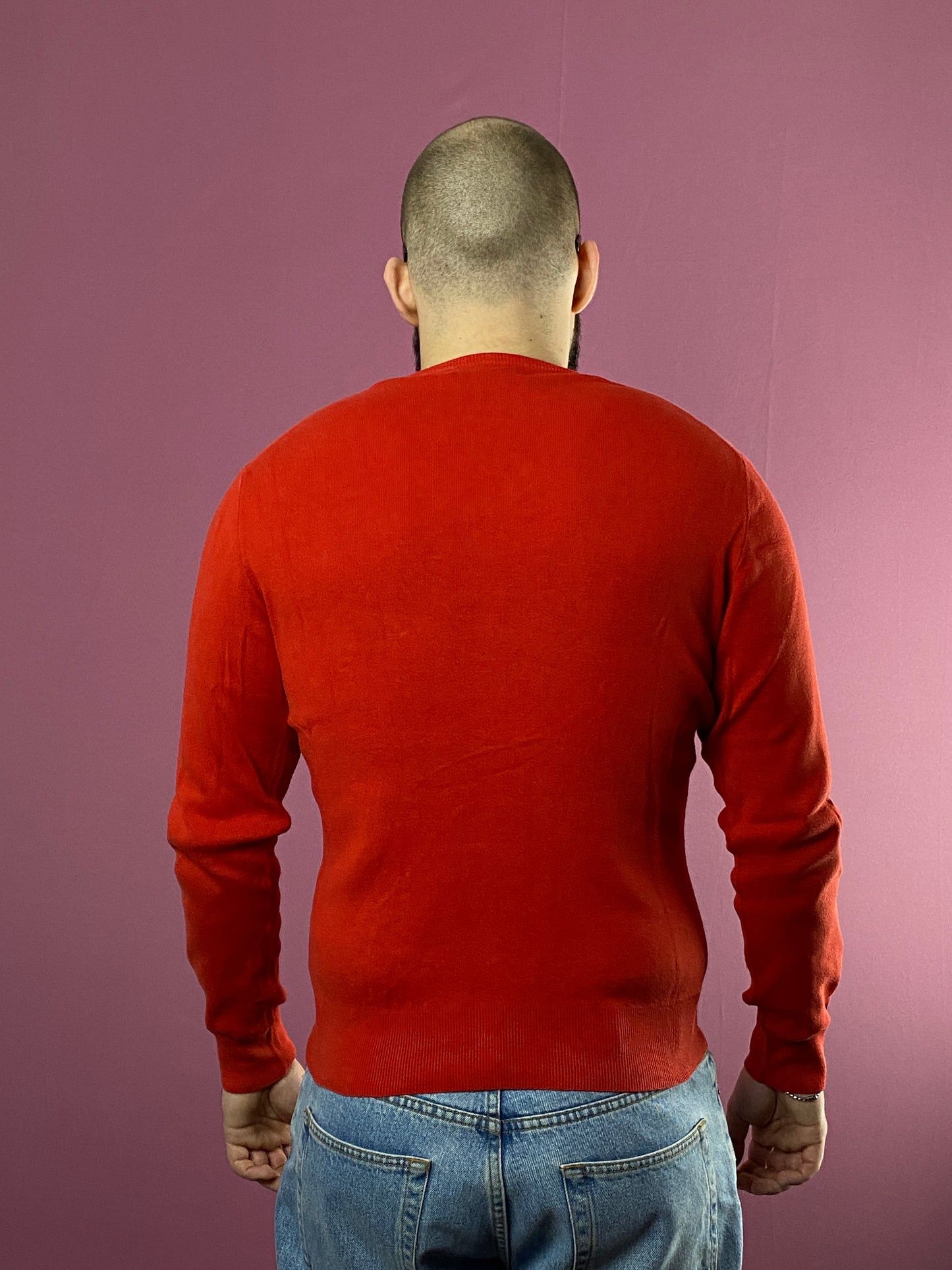 Ralph Lauren × Vintage 90s Ralph Lauren Vintage Men's Slim Fit V-Neck Sweater - M Size US M / EU 48-50 / 2 - 4 Thumbnail