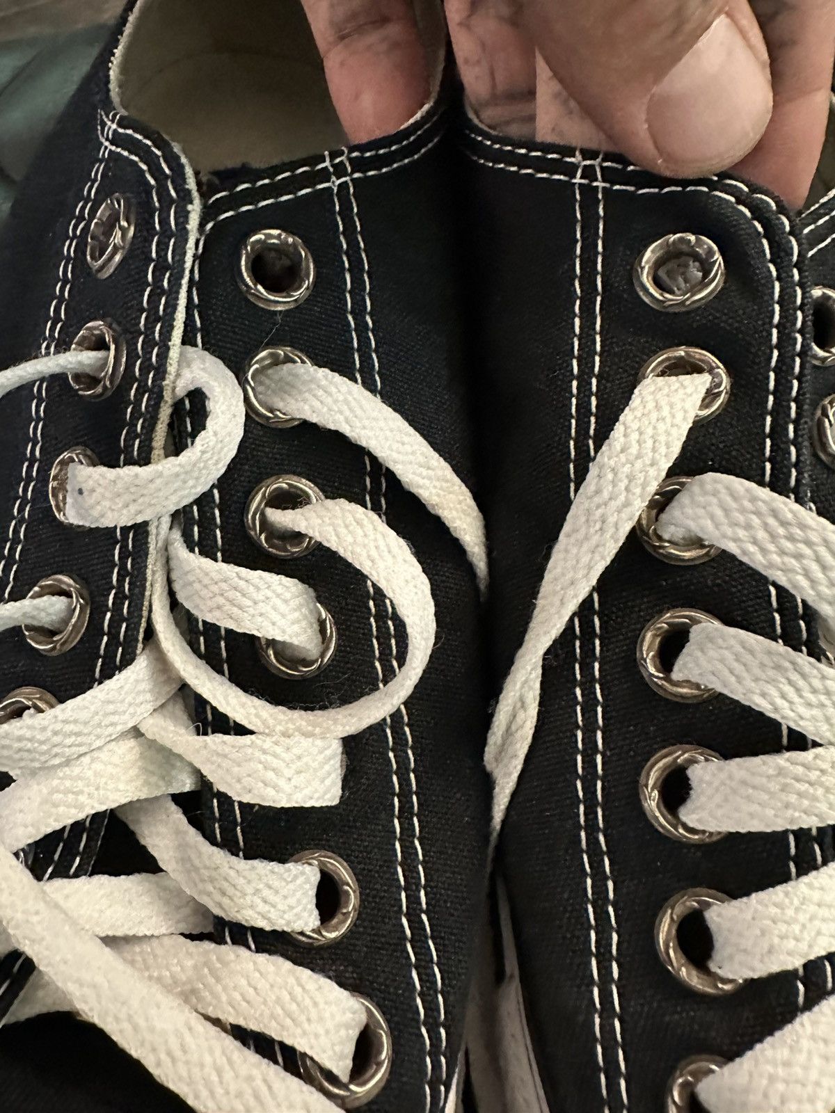 Chrome Hearts Chrome Hearts x Converse CROSS PATCH low top sneakers 9-10.5 Size US 9 / EU 42 - 3 Thumbnail