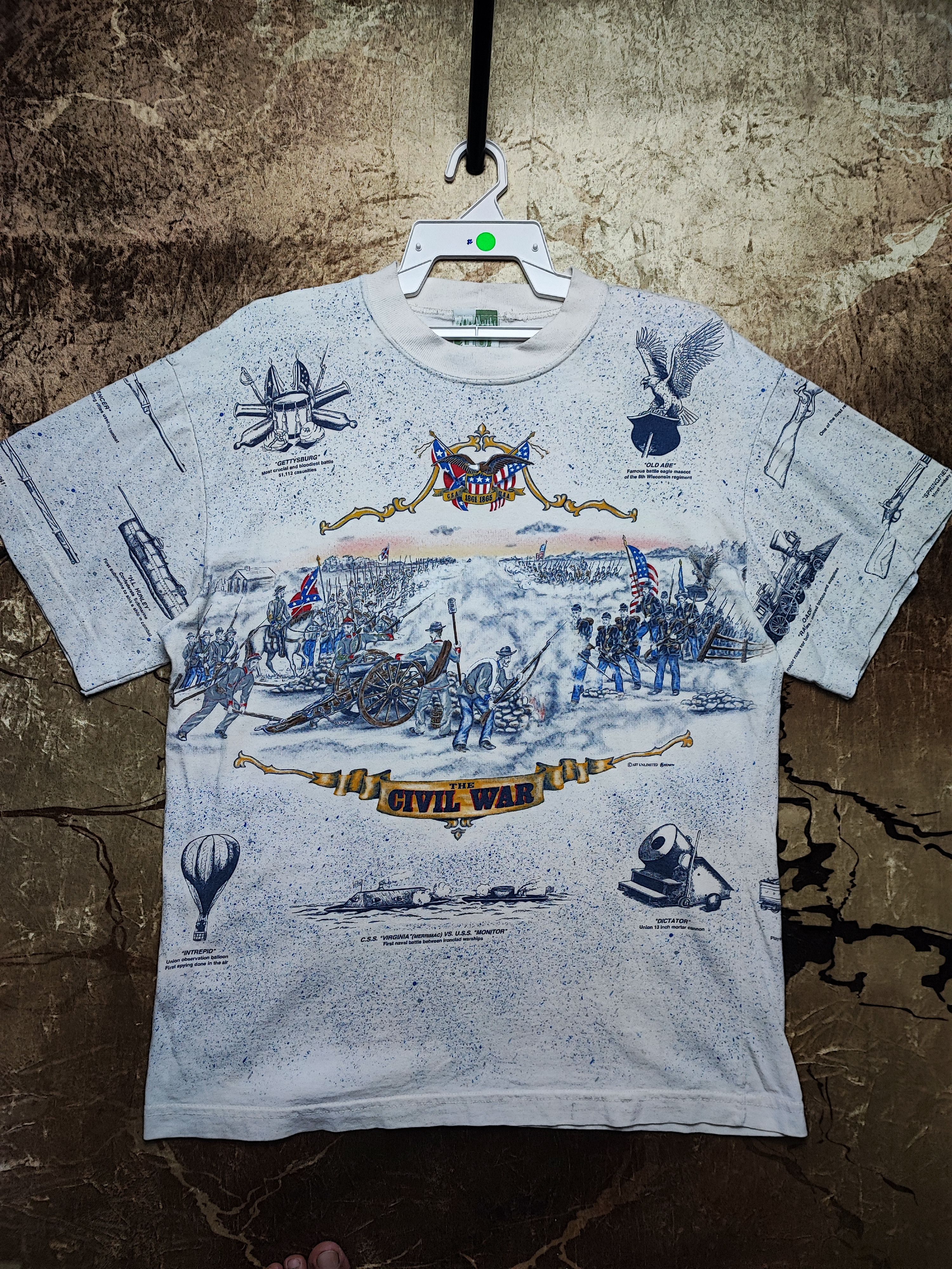 Vintage The Civil War AOP T-Shirt Size US M / EU 48-50 / 2 - 1 Thumbnail