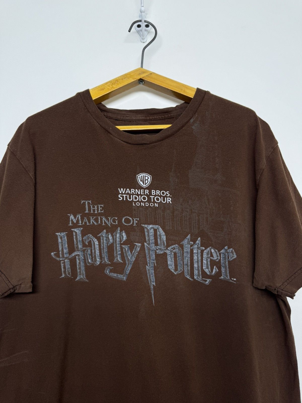 Vintage Vintage Y2k The Wizarding World of Harry Potter Brown Size US M / EU 48-50 / 2 - 2 Thumbnail