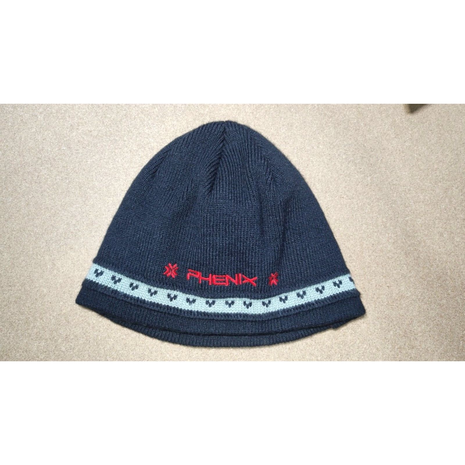 Vintage Phenix Womens Black Beanie Hat One Size Lined Outdoor Winter Thermal Size ONE SIZE - 2 Thumbnail
