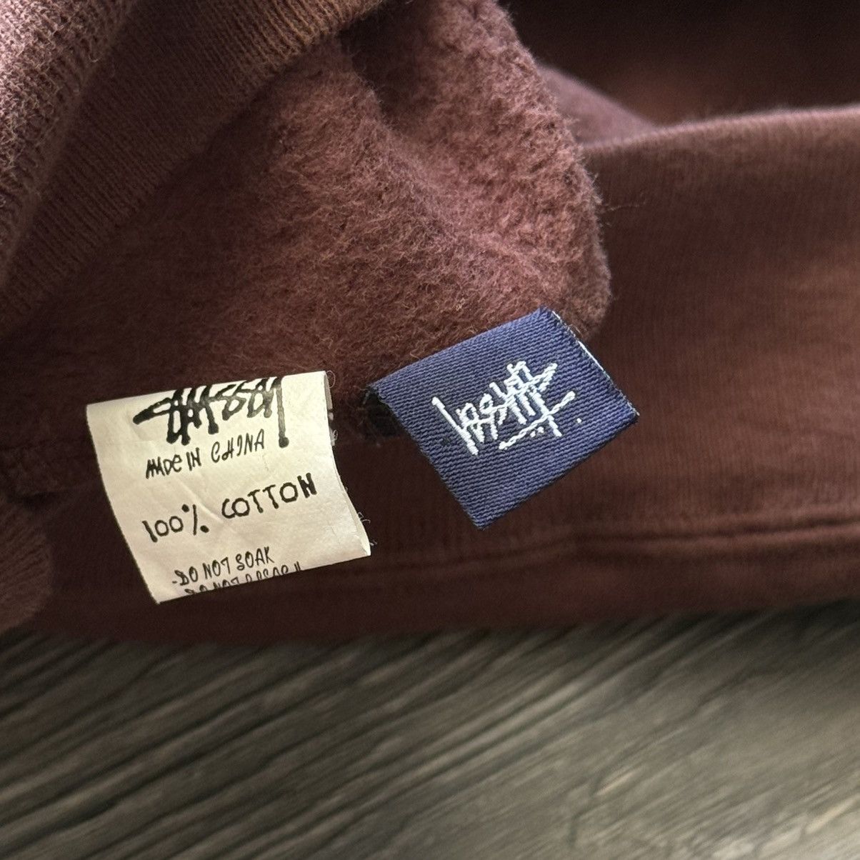 Stussy Stussy Brown Hoodie 90's Size US L / EU 52-54 / 3 - 5 Thumbnail
