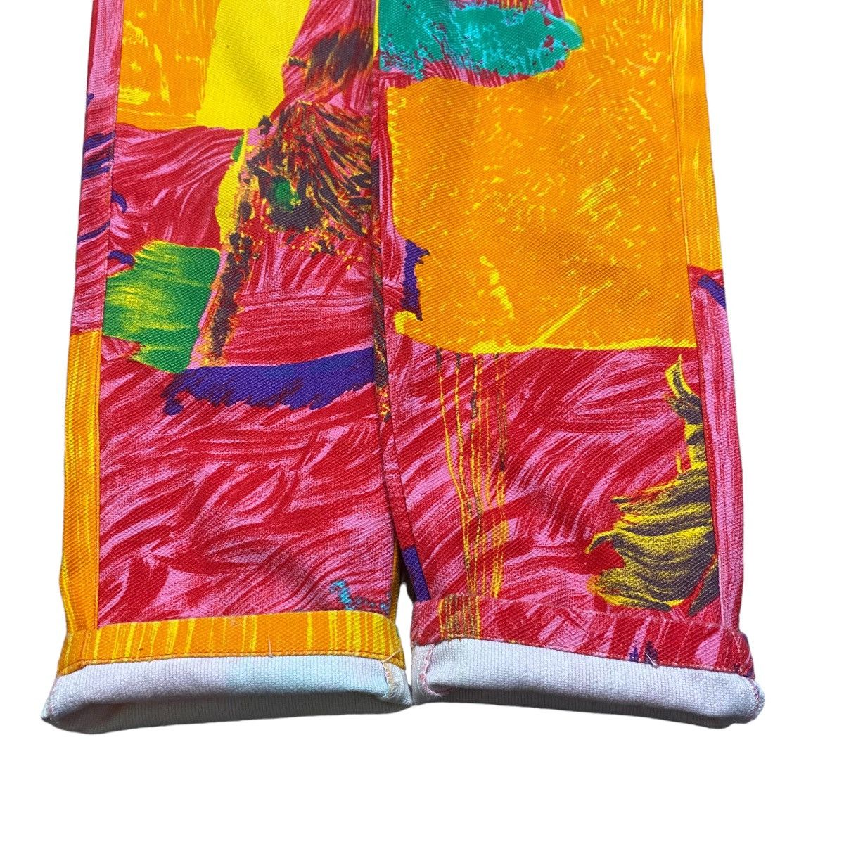 Issey Miyake Archive Issey Miyake Multi Colour Artisanal Painter Jeans Size 24" / US 00 / IT 34 - 15 Thumbnail