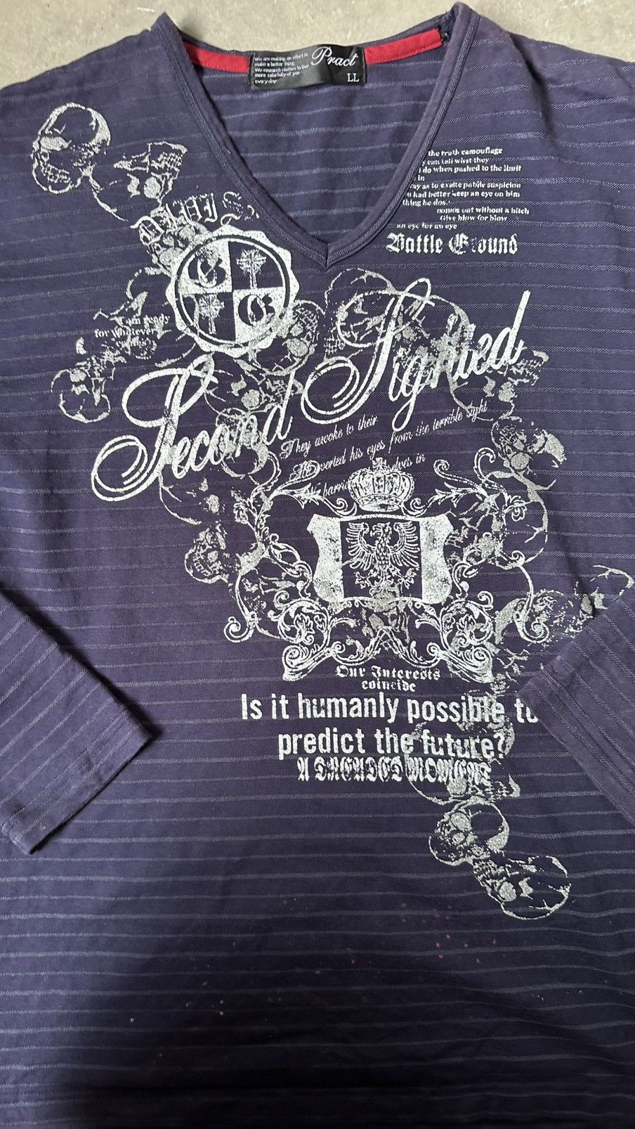 Japanese Brand VINTAGE PRACT JAPANESE POEMS LONG SLEEVE TEE Size US M / EU 48-50 / 2 - 2 Thumbnail