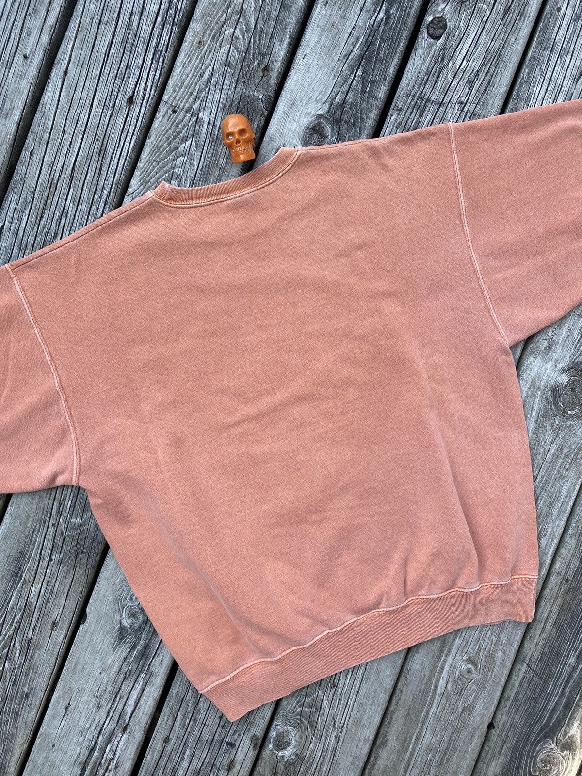 Vintage Vintage 90s Boston over-dyed faded salmon sweatshirt sz L Size US L / EU 52-54 / 3 - 5 Thumbnail