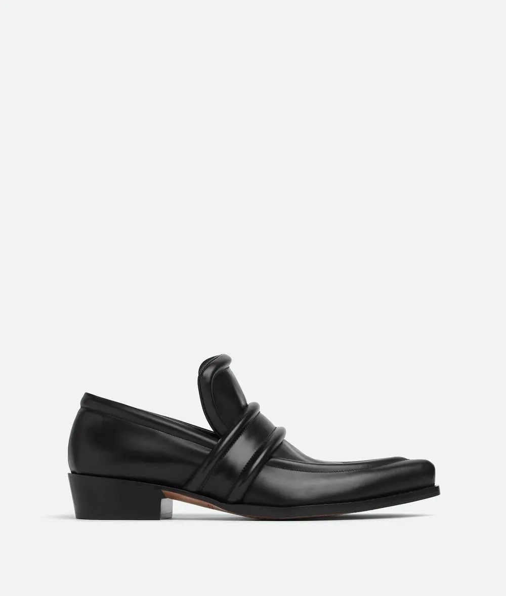 Bottega Veneta o1n1vont1225 Spada Loafers in Black Size US 6 / IT 36 - 1 Thumbnail