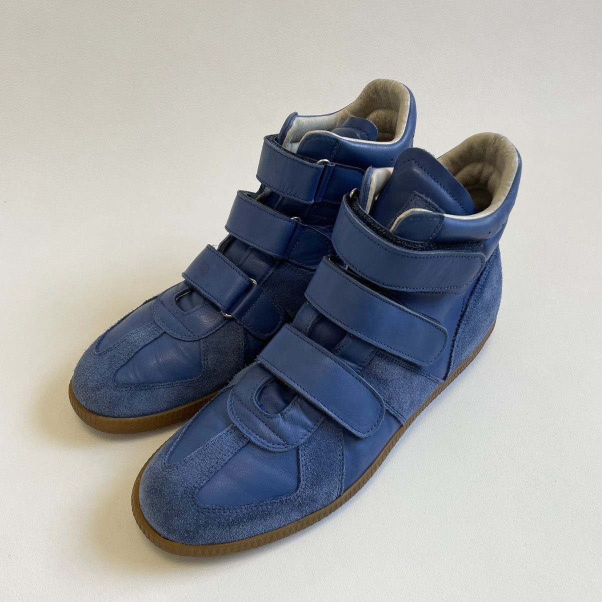 Maison Margiela Royal Blue Velcro GAT Sneakers Size US 8 / EU 41 - 9 Thumbnail