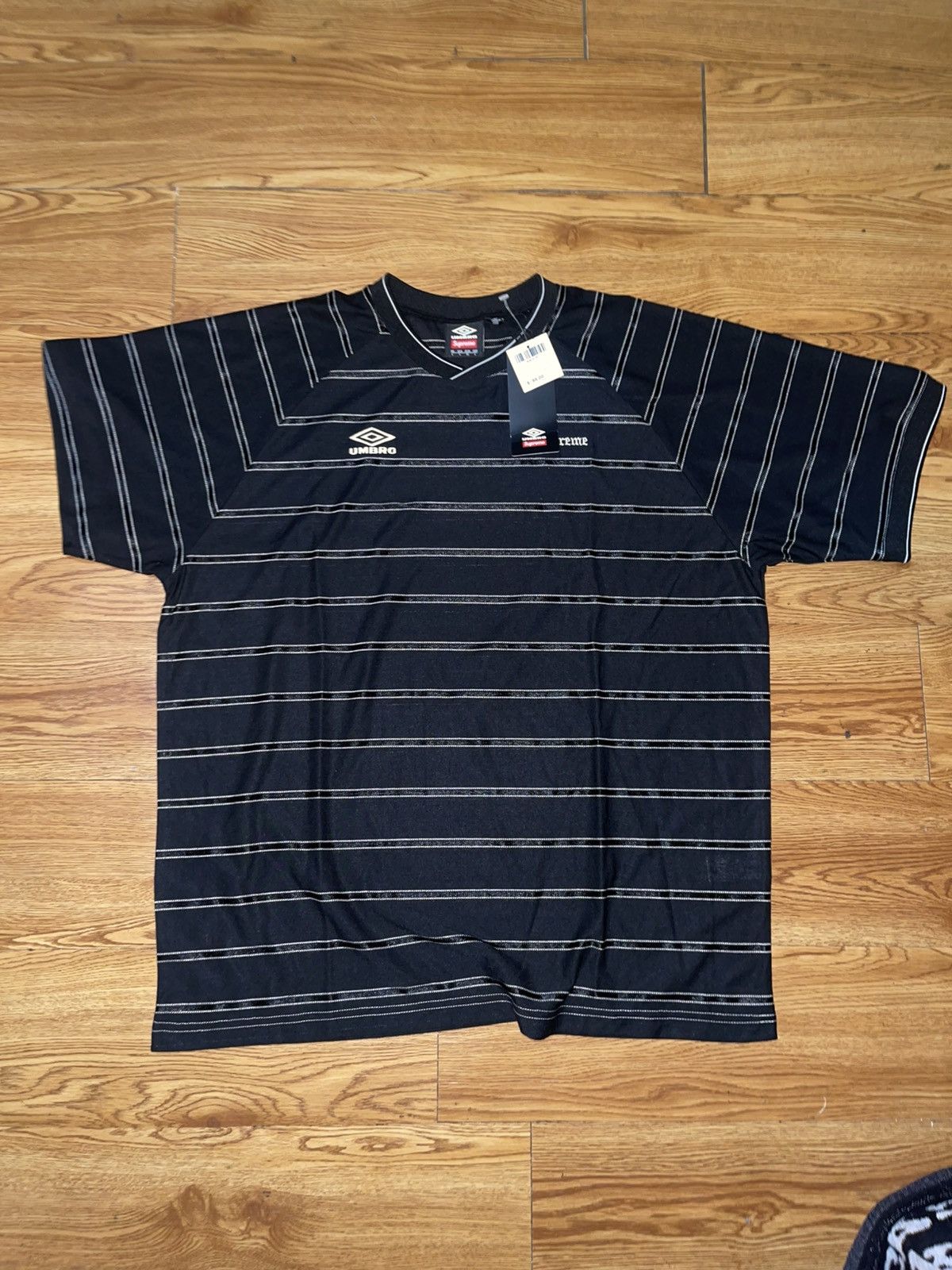Supreme × Umbro Supreme®/Umbro® Stripe Soccer Jersey | Grailed