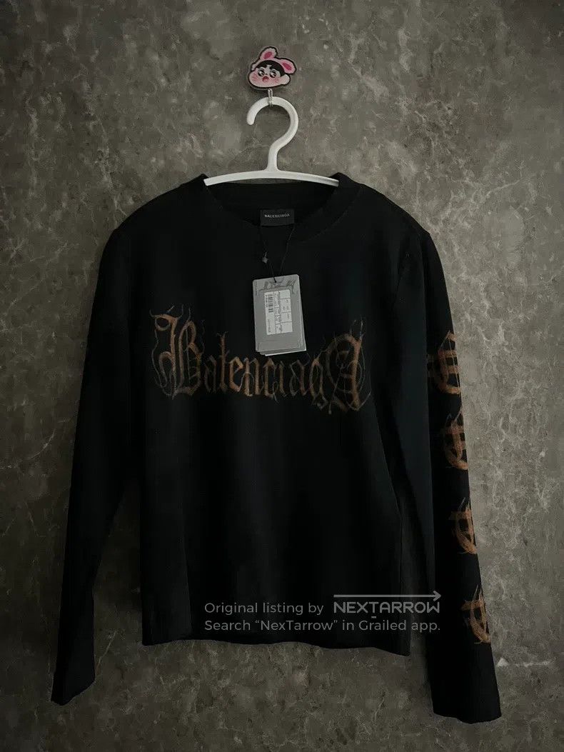 Balenciaga Balenciaga Buddhist Scripture Tie-Dye Long Sleeve M Size US M / EU 48-50 / 2 - 1 Thumbnail