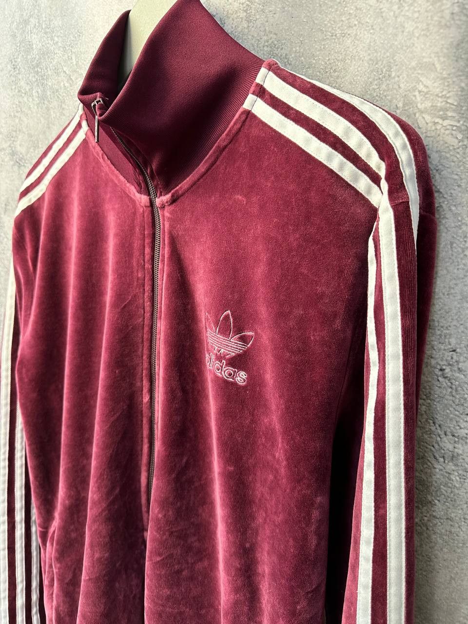 Adidas Adidas Originals Beckenbauer Velour Full Zip Track Jacket Size US S / EU 44-46 / 1 - 6 Thumbnail