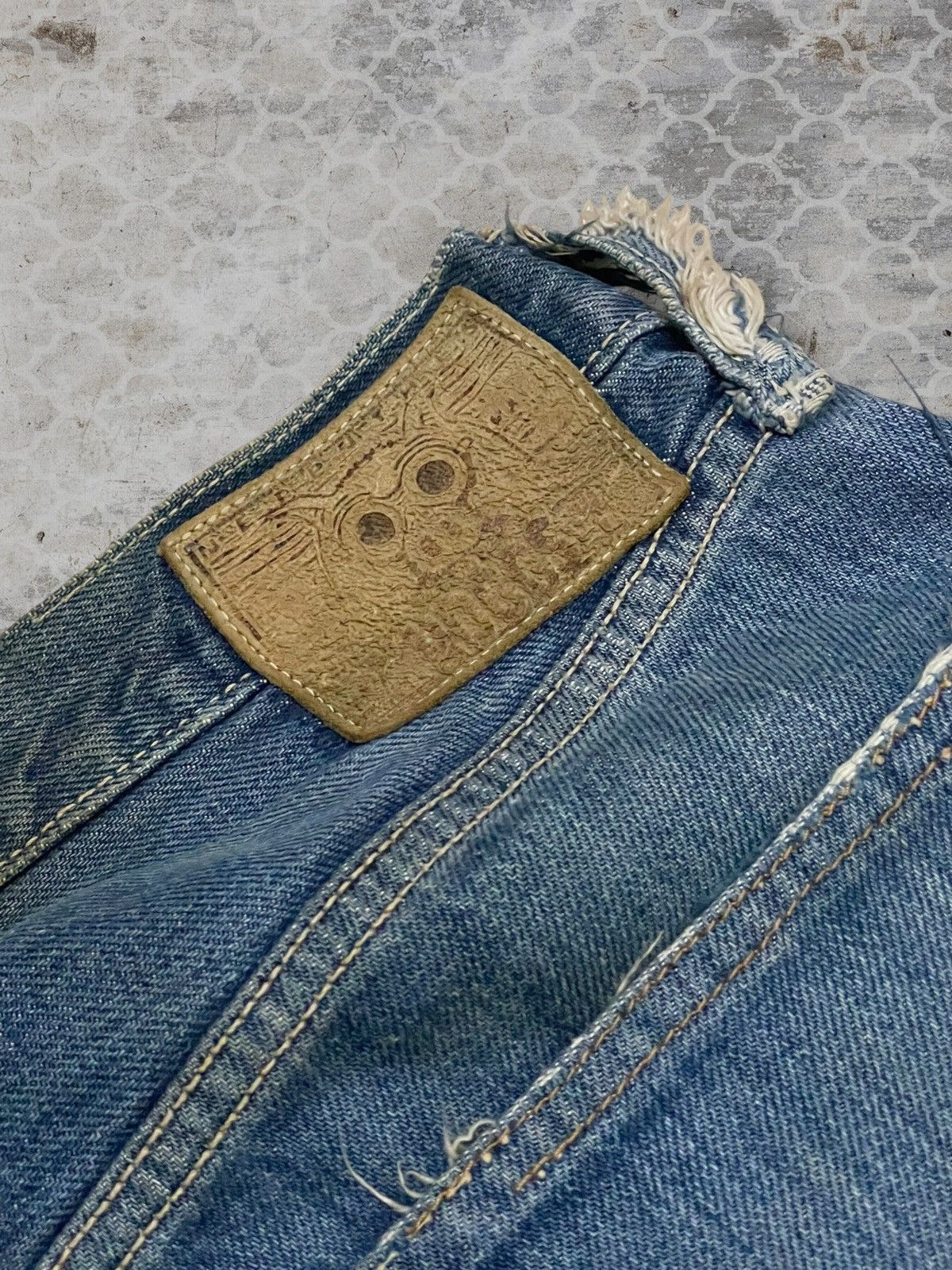 Japanese Brand Vintage 90s Designer Hoggs By Nephentes Selvedge Distressed Size US 29 - 22 Thumbnail