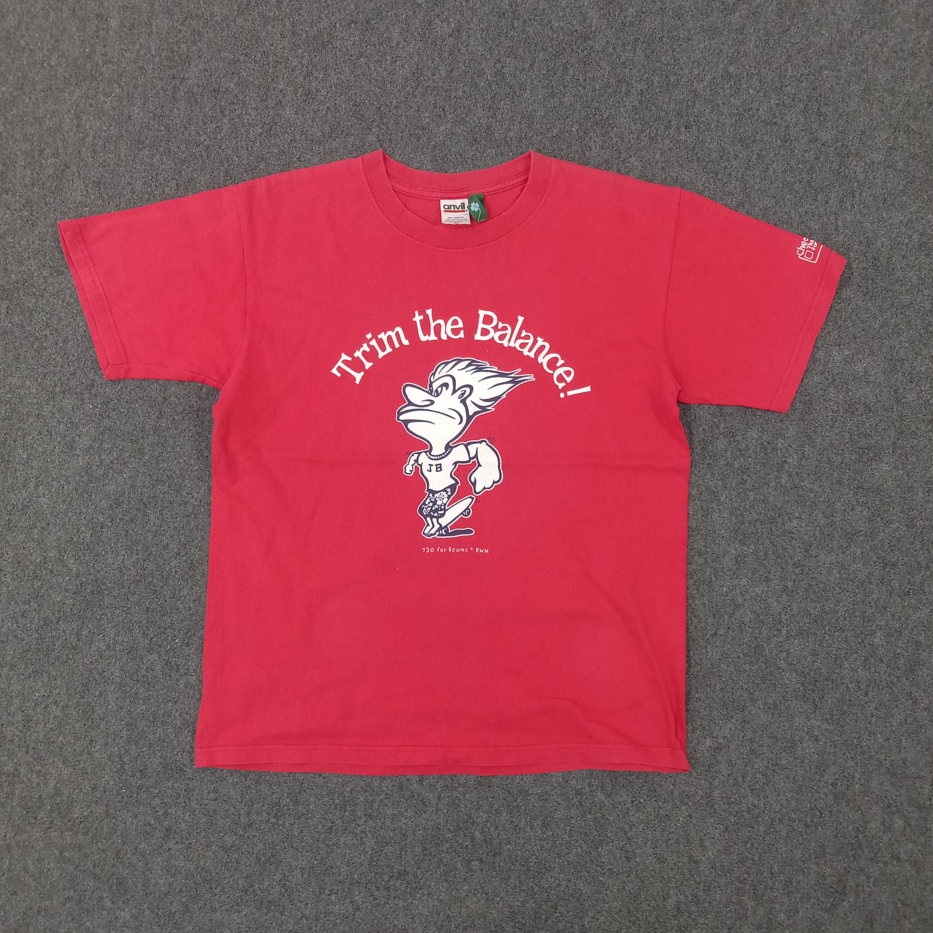 Vintage Trim The Balance Skate Style Tshirt Size US L / EU 52-54 / 3 - 1 Thumbnail