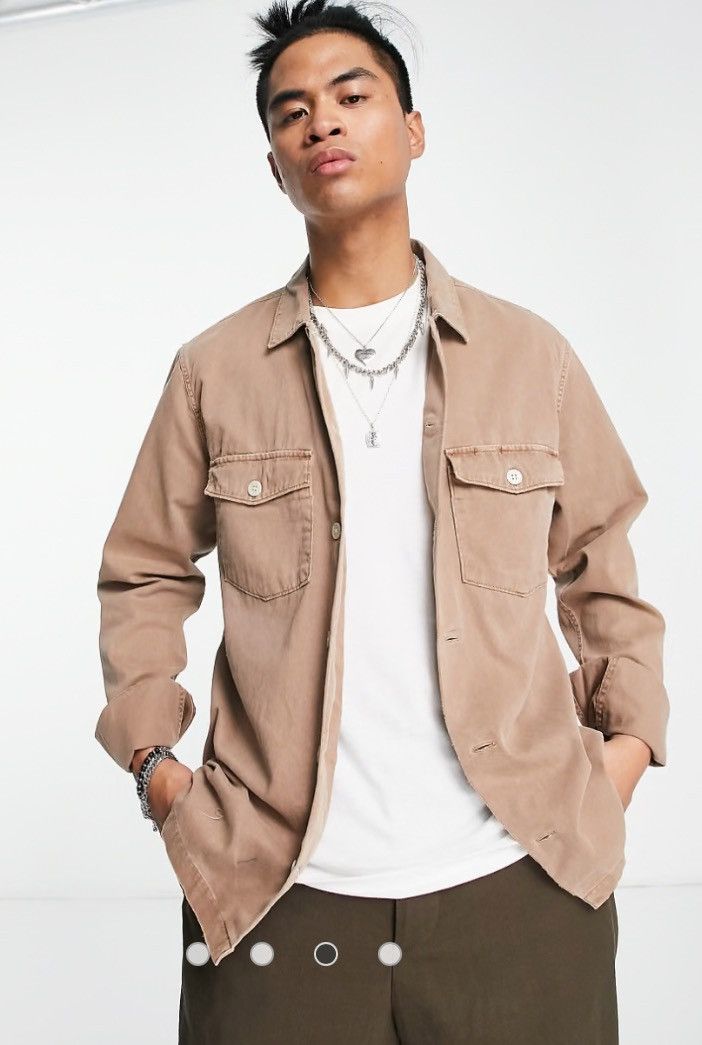 Allsaints 🔥 Allsaints Spotter Long Sleeve Shirt Overshirt Button Up Size US S / EU 44-46 / 1 - 1 Thumbnail