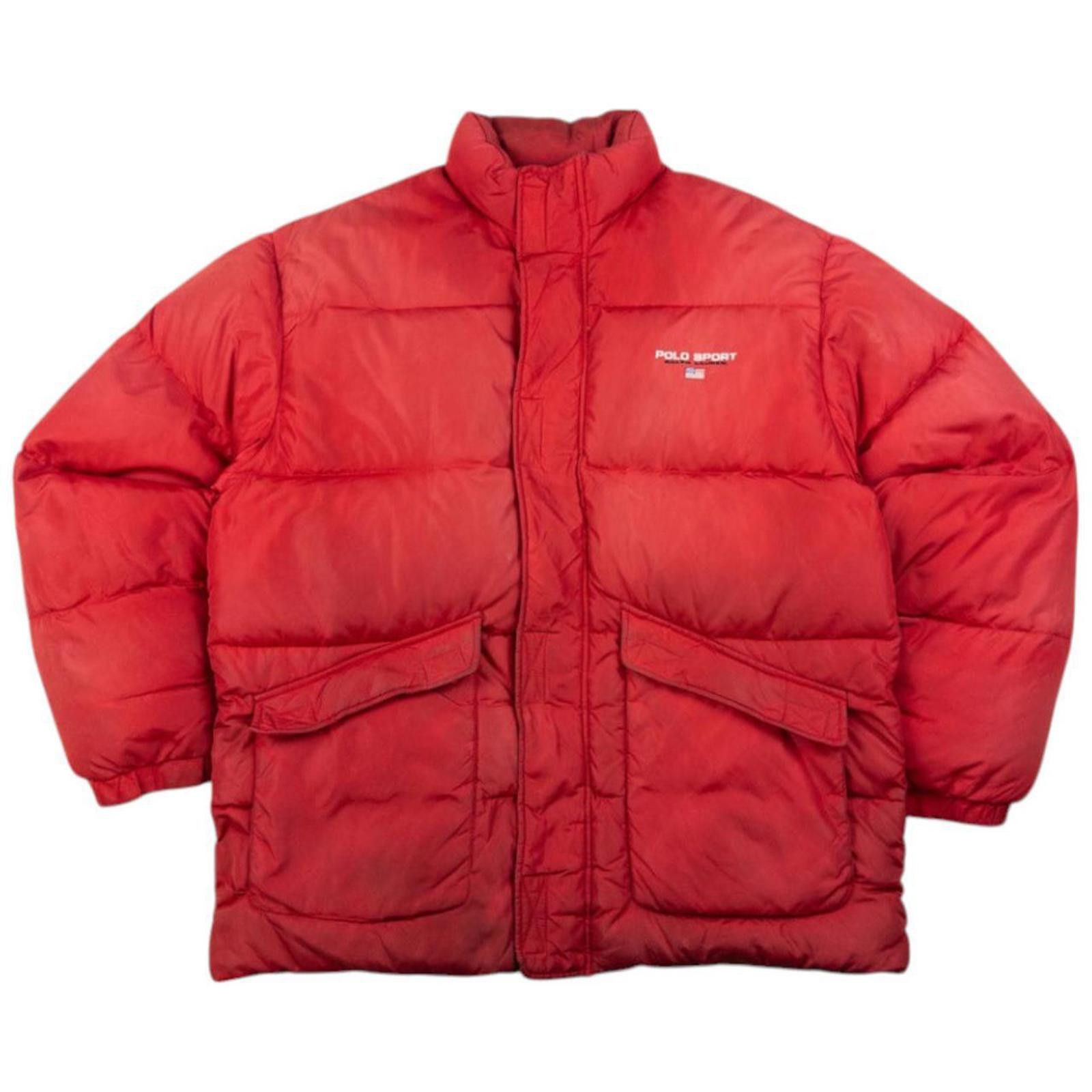 Designer Vintage Polo Sport Ralph Lauren Zip Up Puffer Jacket Size L Size US L / EU 52-54 / 3 - 1 Thumbnail