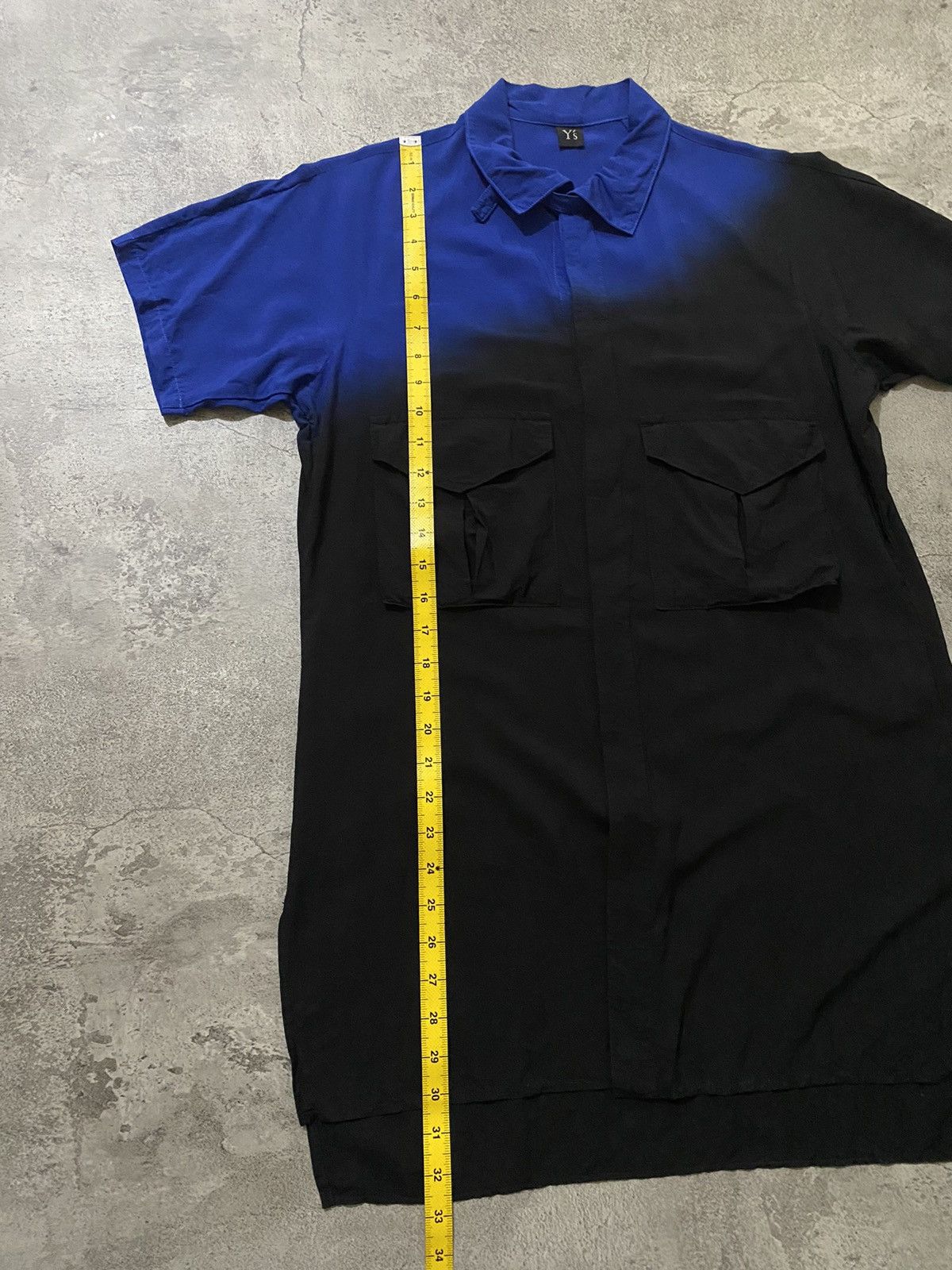 Yohji Yamamoto Y's Yohji Yamamoto gradation pocket shirt Size US M / EU 48-50 / 2 - 8 Thumbnail