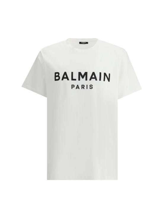 Balmain BALMAIN Men T-Shirts EH1EG010BB73 GAB White Size US M / EU 48-50 / 2 - 1 Thumbnail