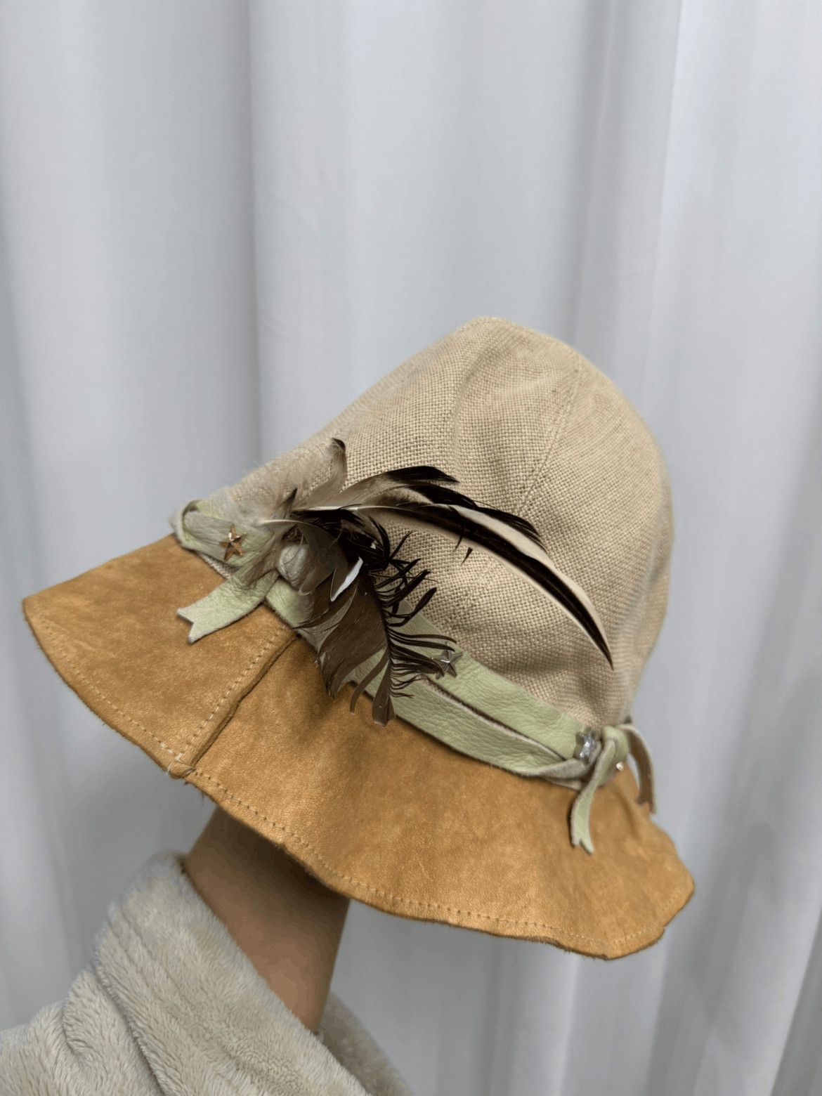 Takahiromiyashita The Soloist. Takahitomiyashita the Soloist Leather Joint Hat-2505 Size ONE SIZE - 7 Thumbnail