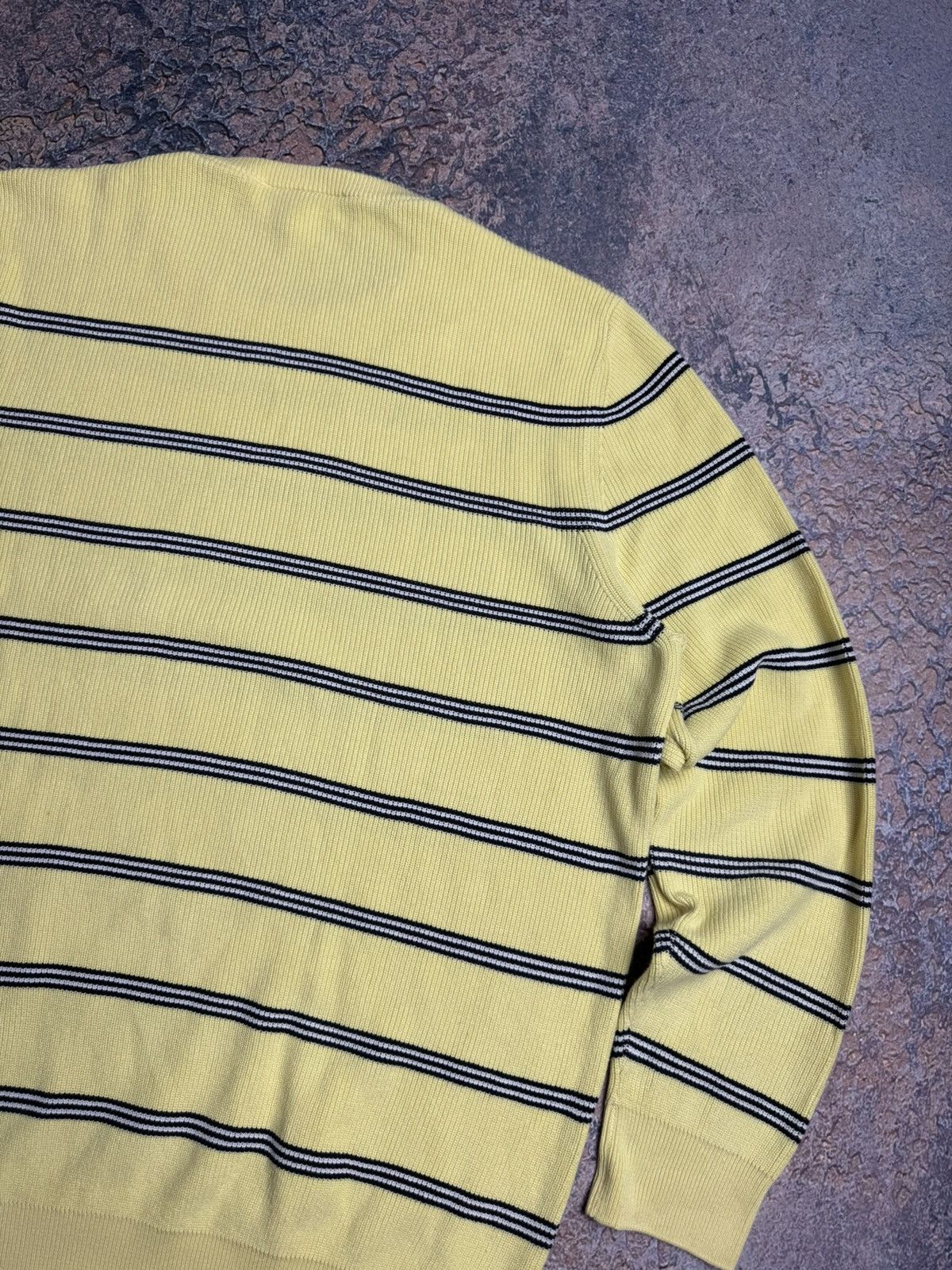 Lacoste Vintage Lacoste Sweater Knit Formal Jumper Yellow Size US XL / EU 56 / 4 - 11 Thumbnail