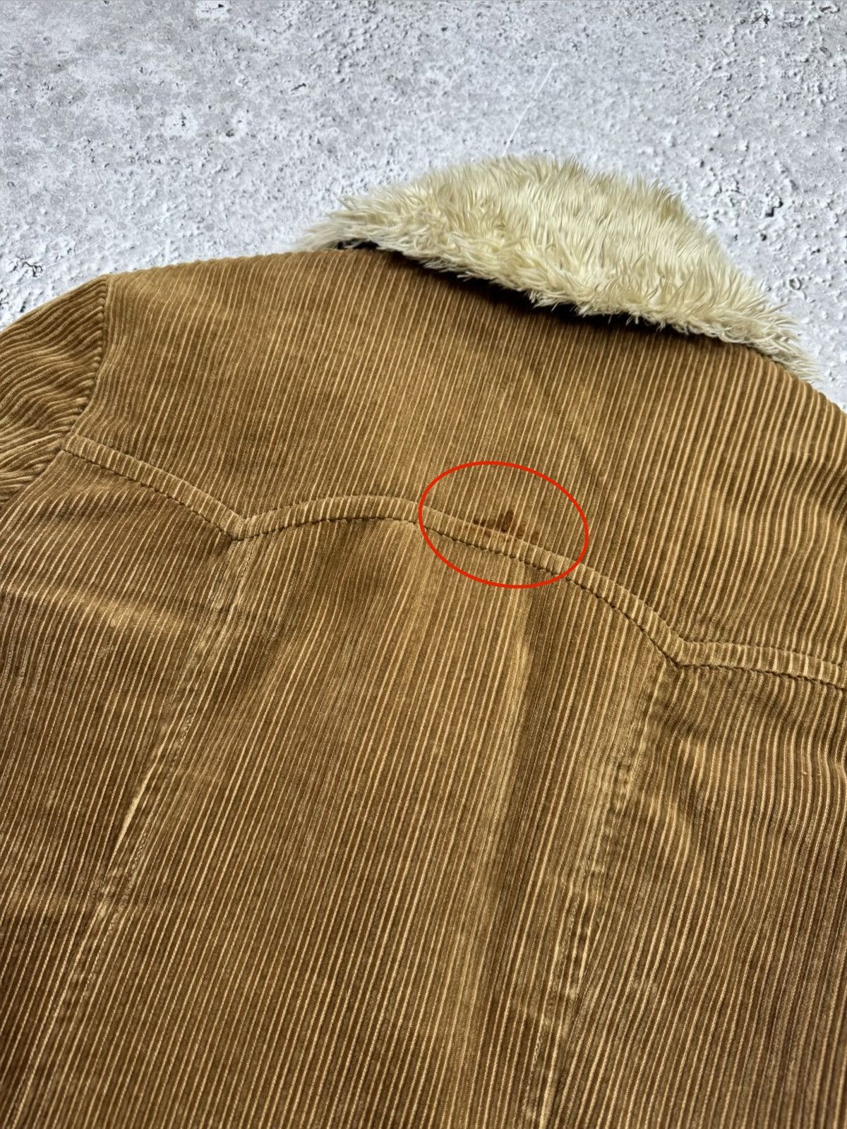 Other Vintage Nine West Corduroy Sherpa Faux Fur Jacket Coat XS Size XS / US 0-2 / IT 36-38 - 11 Thumbnail
