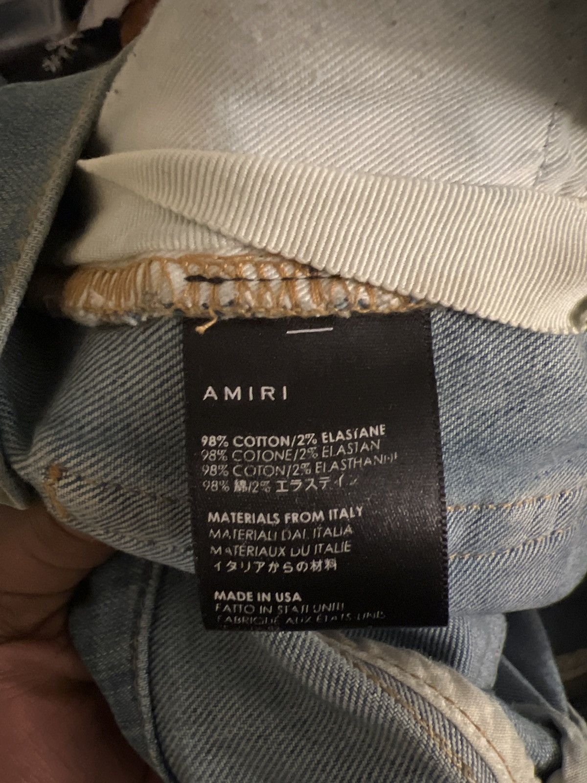 Amiri AMIRI Flocked Track Jeans Size US 34 / EU 50 - 7 Thumbnail