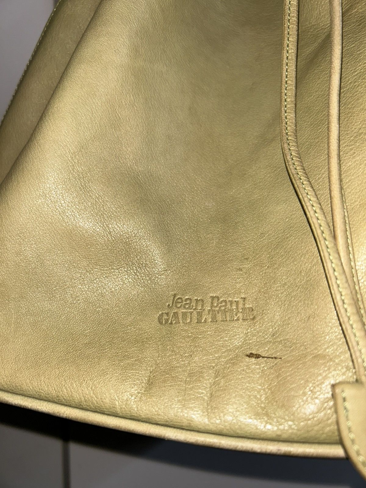 Jean Paul Gaultier Leather Drawstring Backpack Size ONE SIZE - 19 Thumbnail