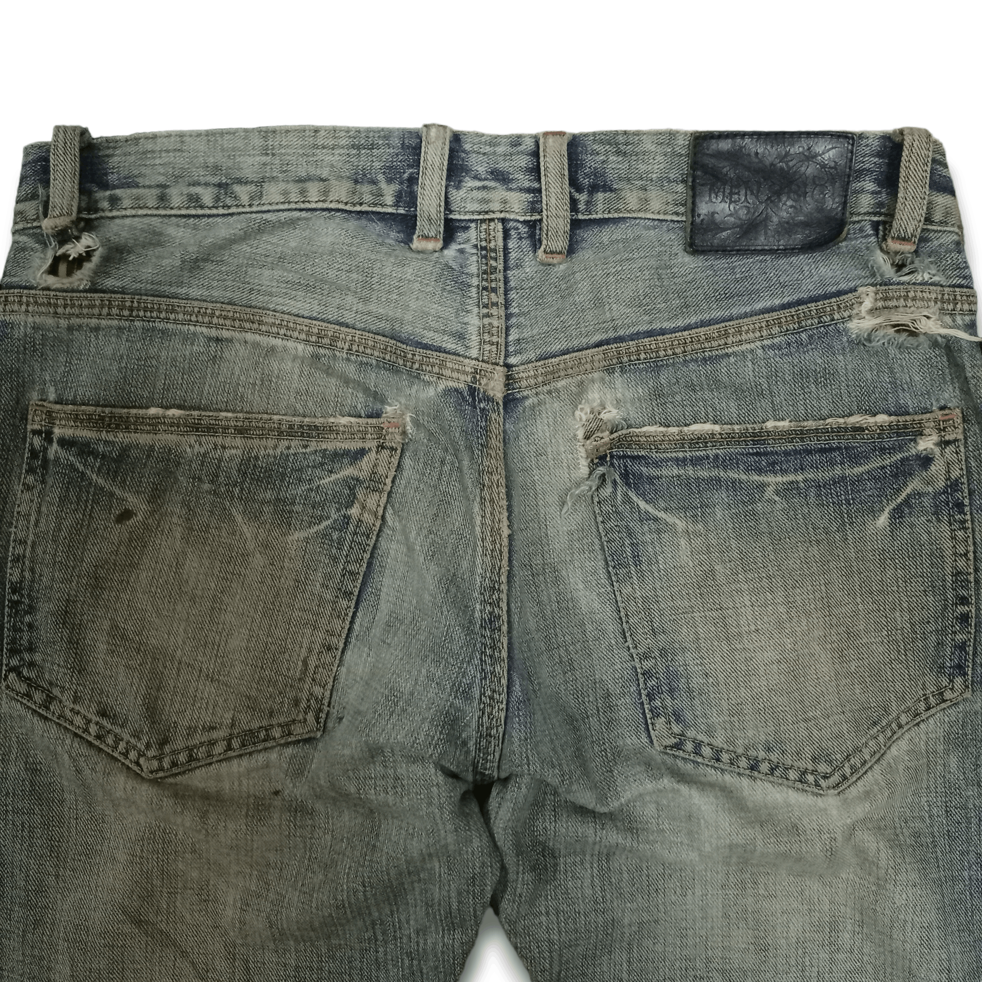 Japanese Brand Vintage Japanese Brand Mud Wash Distressed Baggy Jeans Size US 31 - 7 Thumbnail