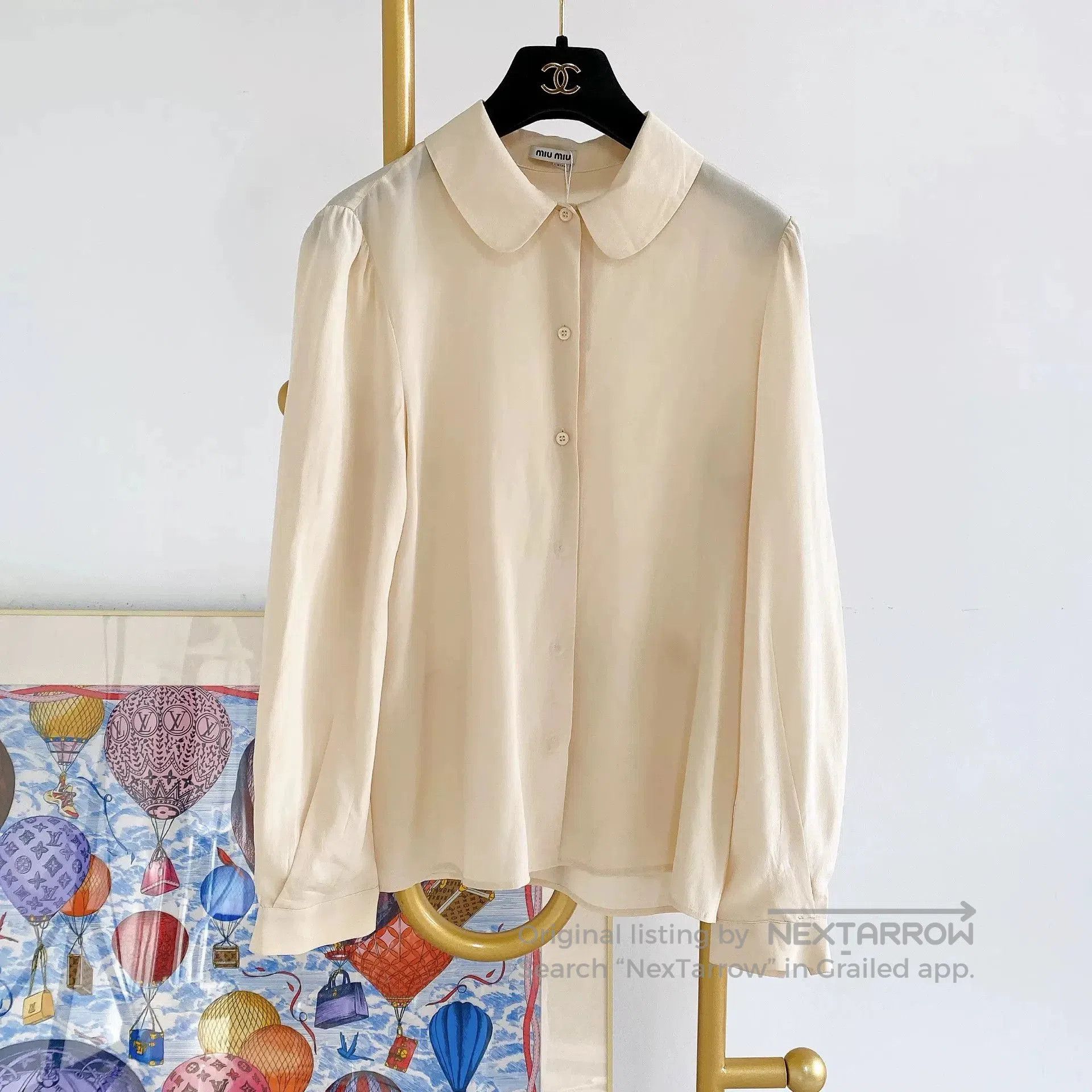 Miu Miu Miumiu Beige Women's Shirt. Size M / US 6-8 / IT 42-44 - 1 Thumbnail