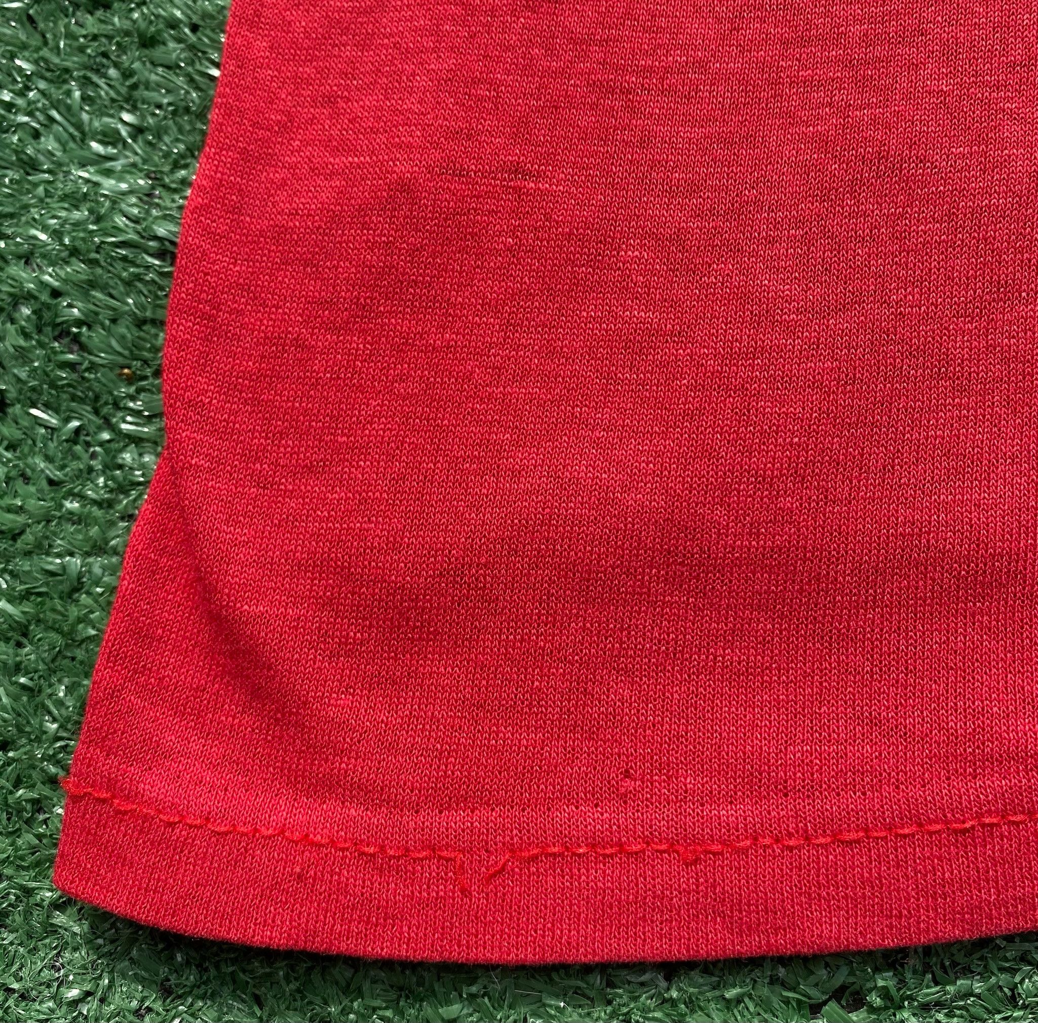 Vintage 70’s Red Paper Thin Single Stitch Pocket T-Shirt XS Size US XS / EU 42 / 0 - 6 Thumbnail