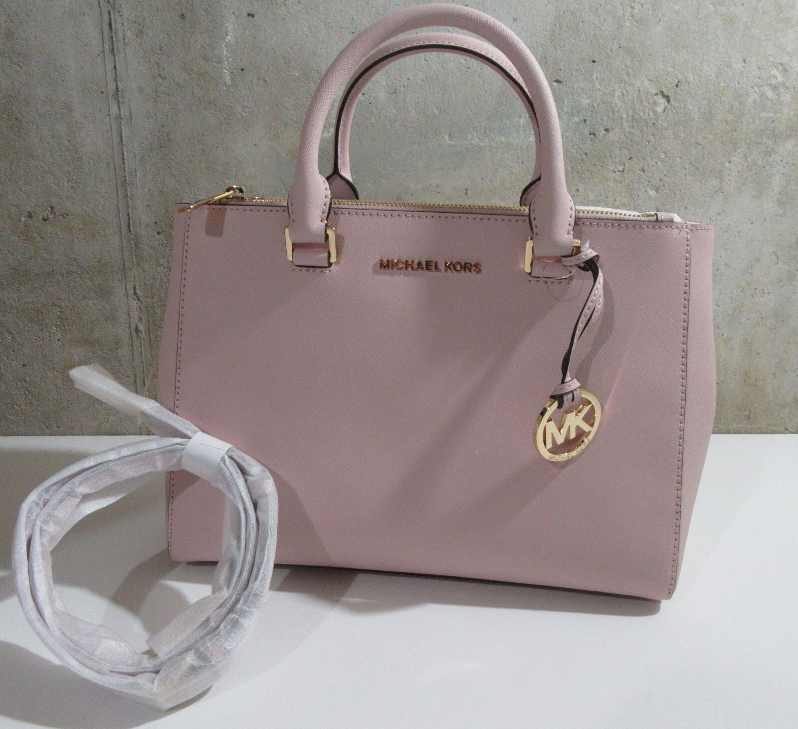 Michael Kors Kellen Saffiano Leather Medium Satchel NEW