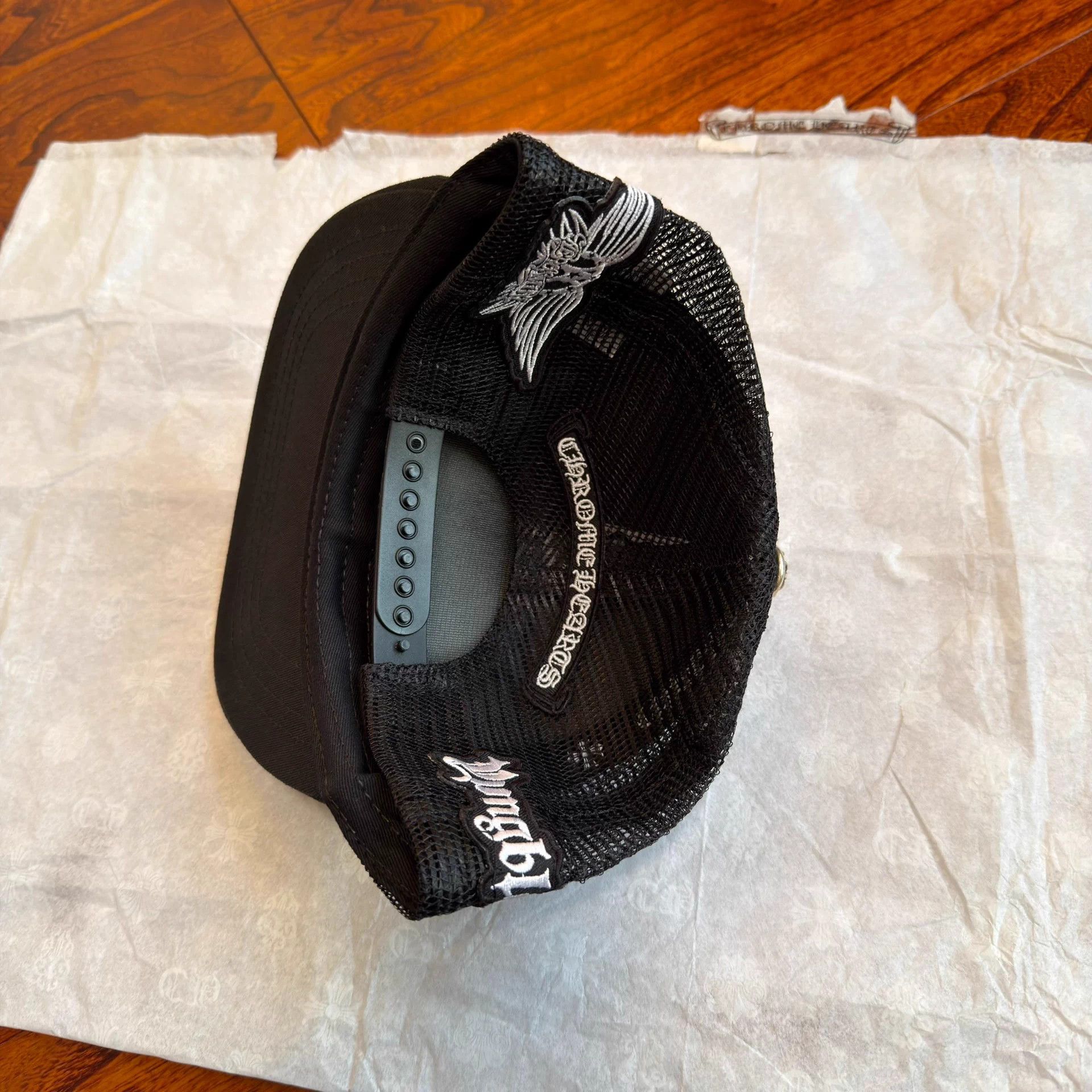 Chrome Hearts Chrome Hearts foti yungblud trucker cap black cross Size ONE SIZE - 4 Thumbnail