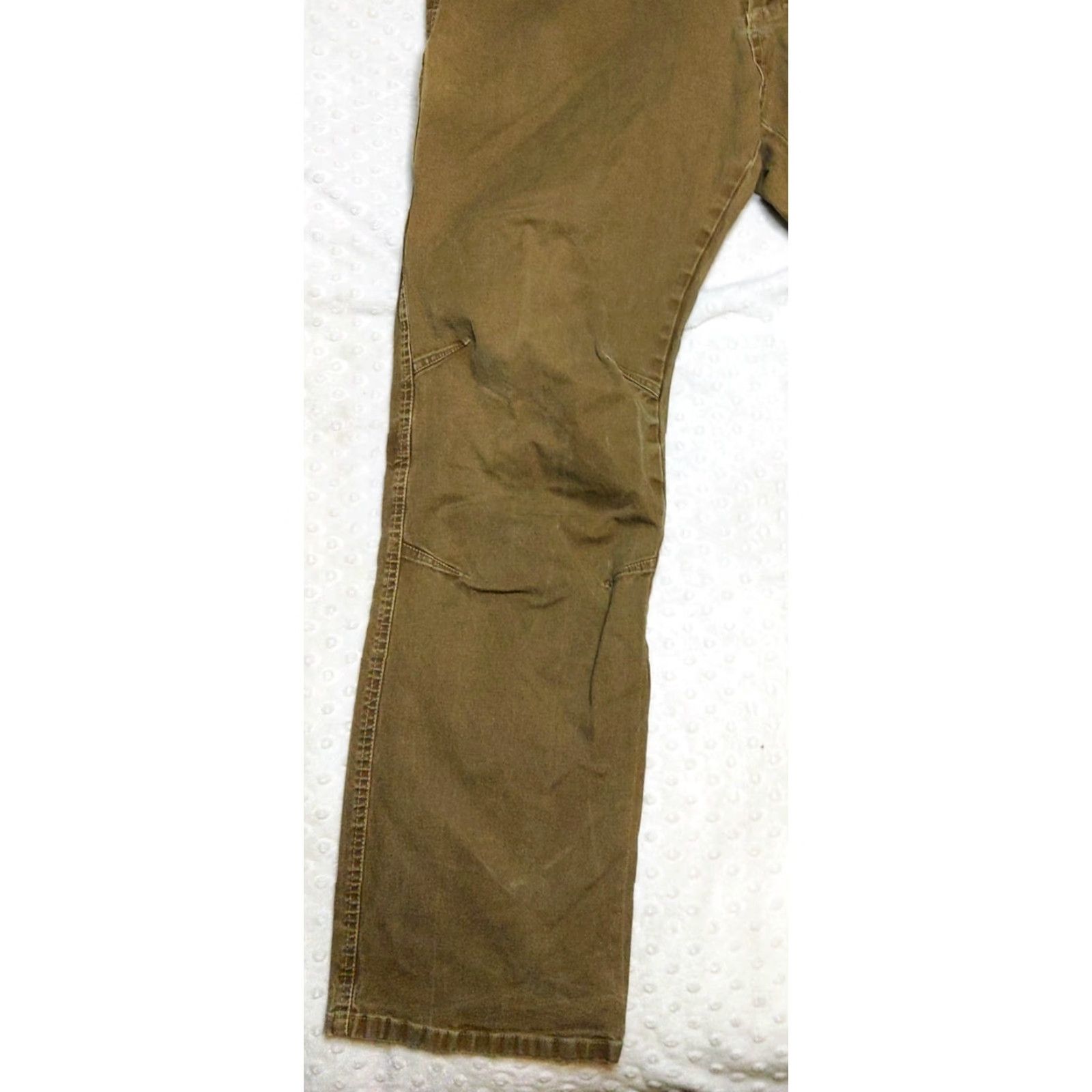 Vintage Kühl Kanvus Jeans Mens 40x32 Brown Canvas Stretch 5-Pocket Zipper Regular Straight Pants Size US 40 / EU 56 - 3 Thumbnail