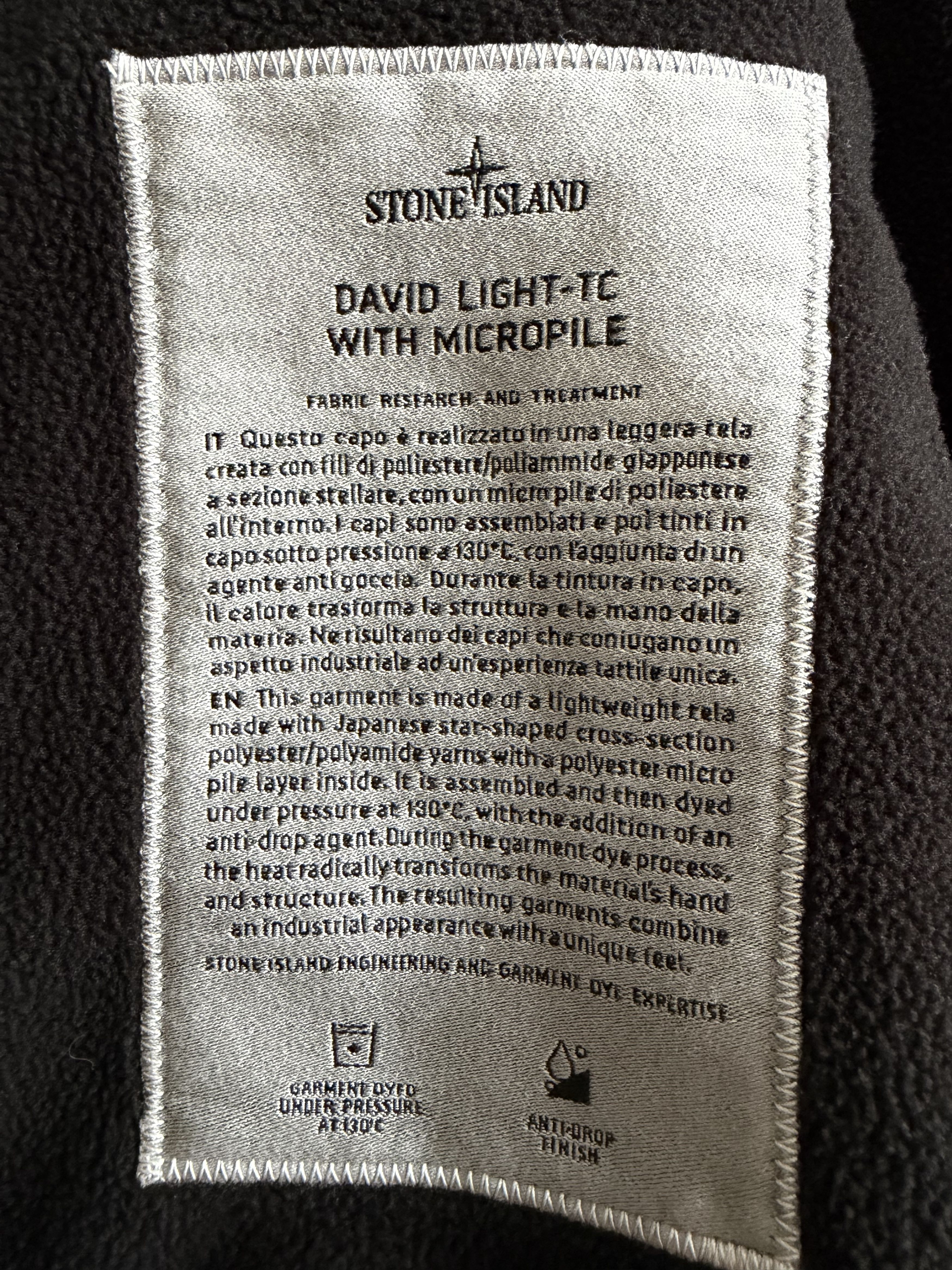 Stone Island Stone Island David Light TC Micropile Jacket L Size US L / EU 52-54 / 3 - 7 Thumbnail