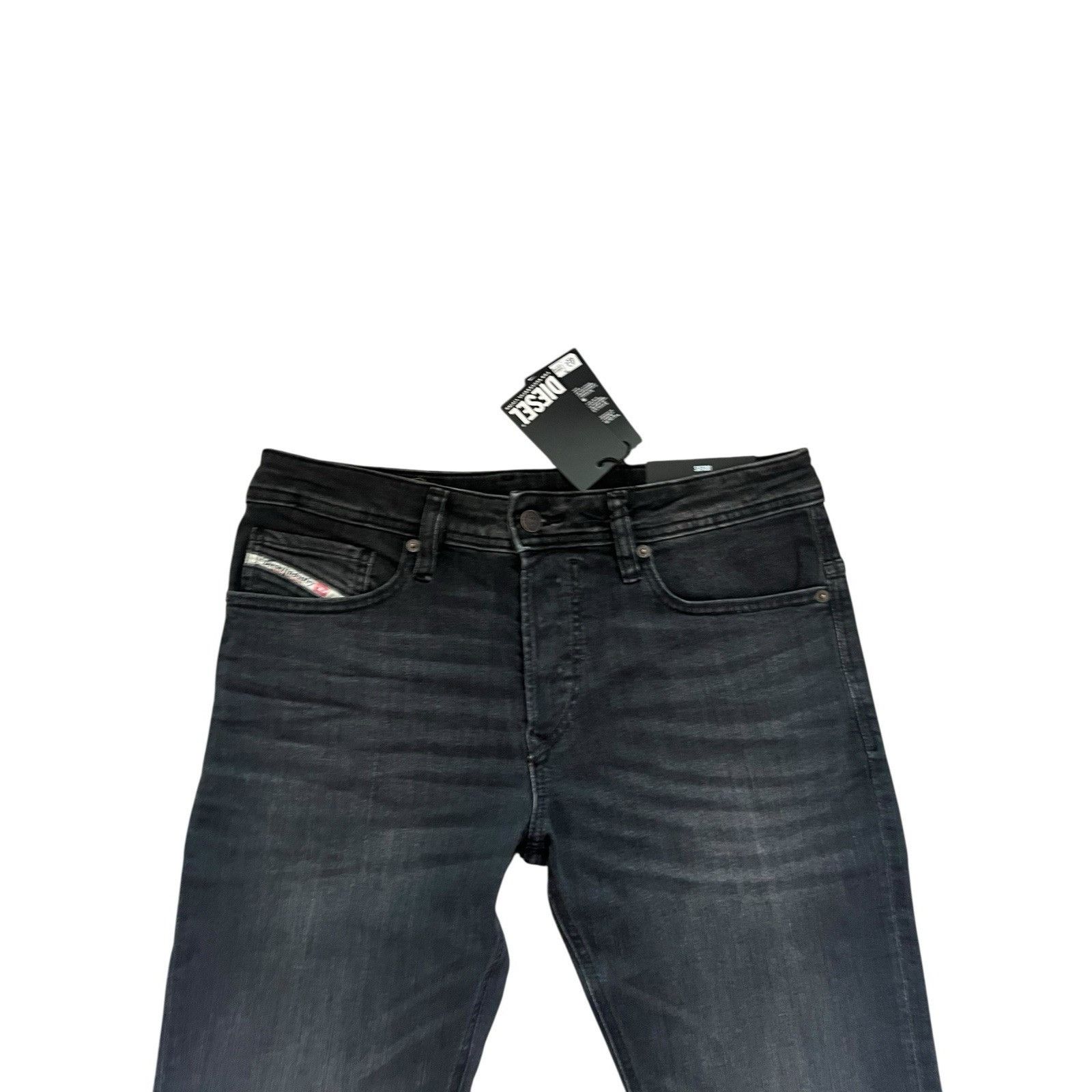 Diesel Diesel Mens Safado Straight Fit Jeans RB063 Black Size 33/32 Size US 33 - 2 Thumbnail