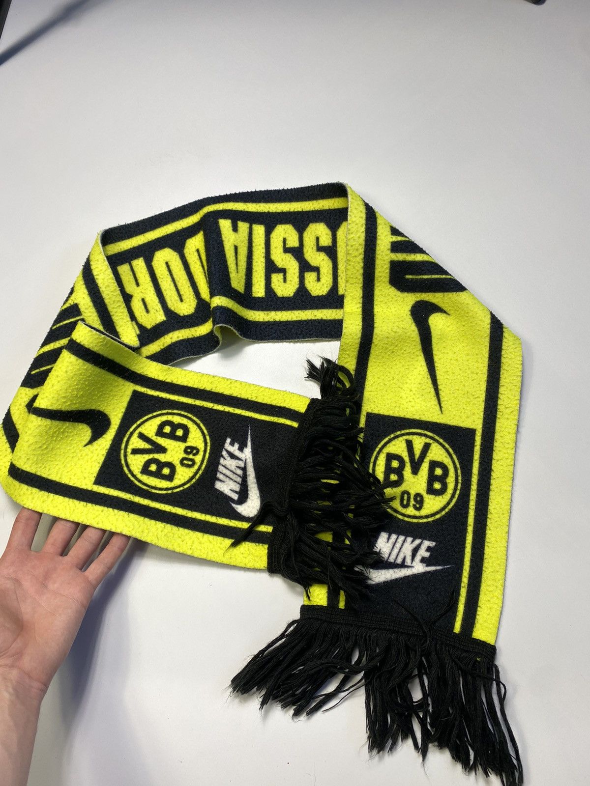 Vintage Vintage Nike Borussia Dortmund 90s scarf 90s rare Size ONE SIZE - 4 Thumbnail