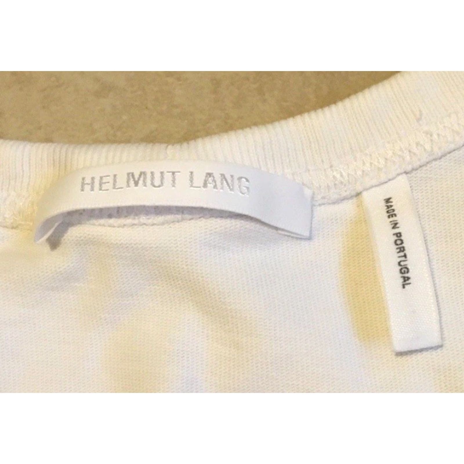 Helmut Lang VINTAGE Helmut Lang Saved Me Faded Distress Tank Top M L Shirt Men NYC White Logo Crew Neck Sleeveless 80s 90s Punk Rock Baroin NYC Size US M / EU 48-50 / 2 - 7 Thumbnail